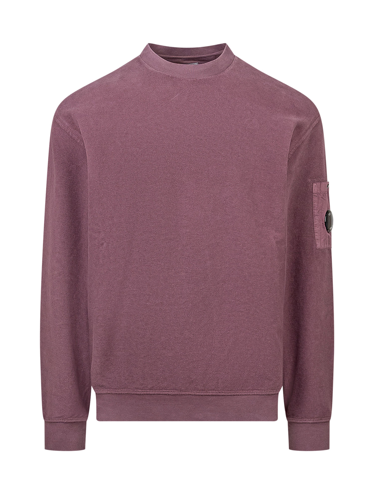 Shop C.p. Company Sweatshirt In Purple Dove