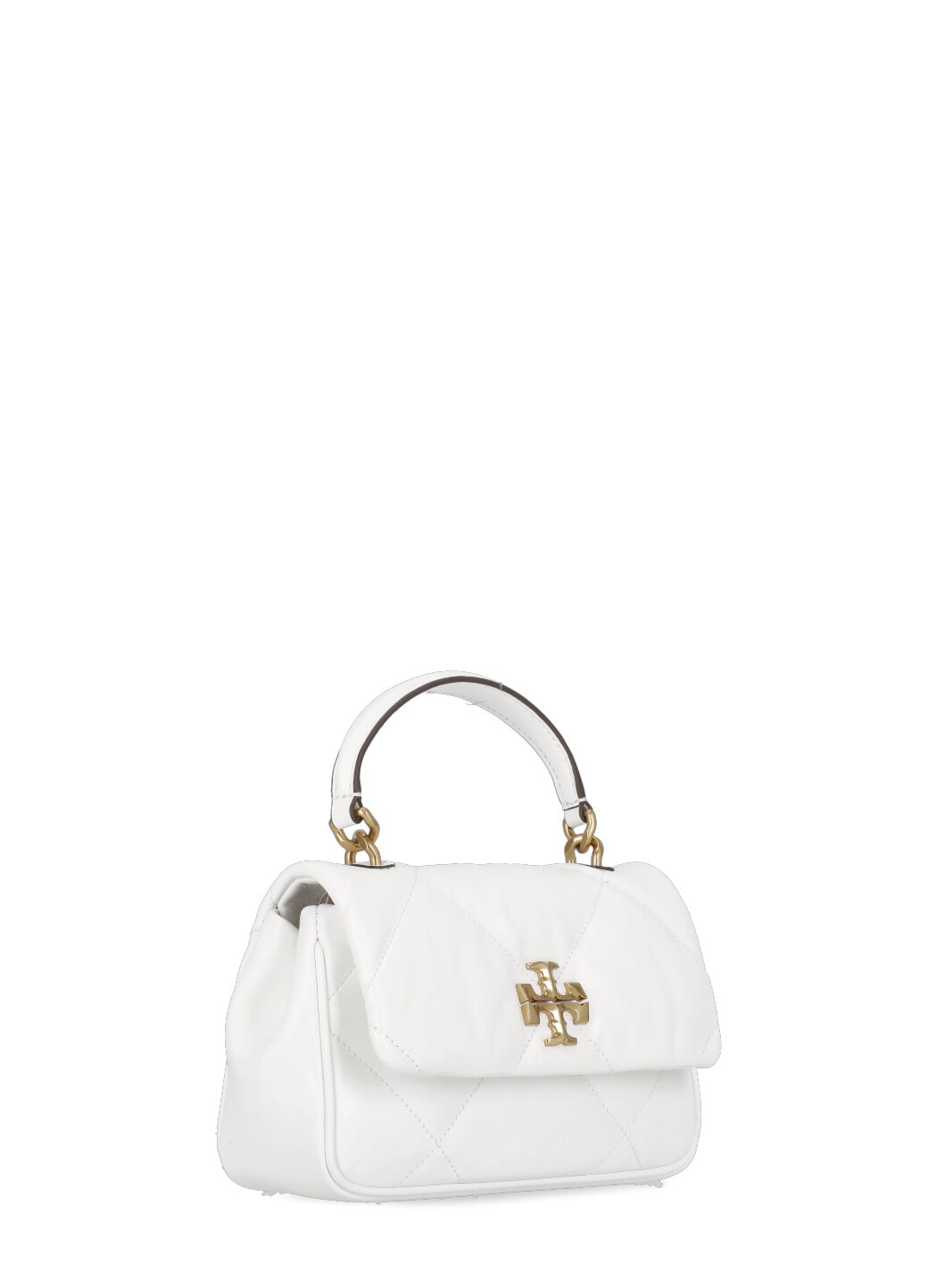 Shop Tory Burch Kira Diamond Quilt Bag In White