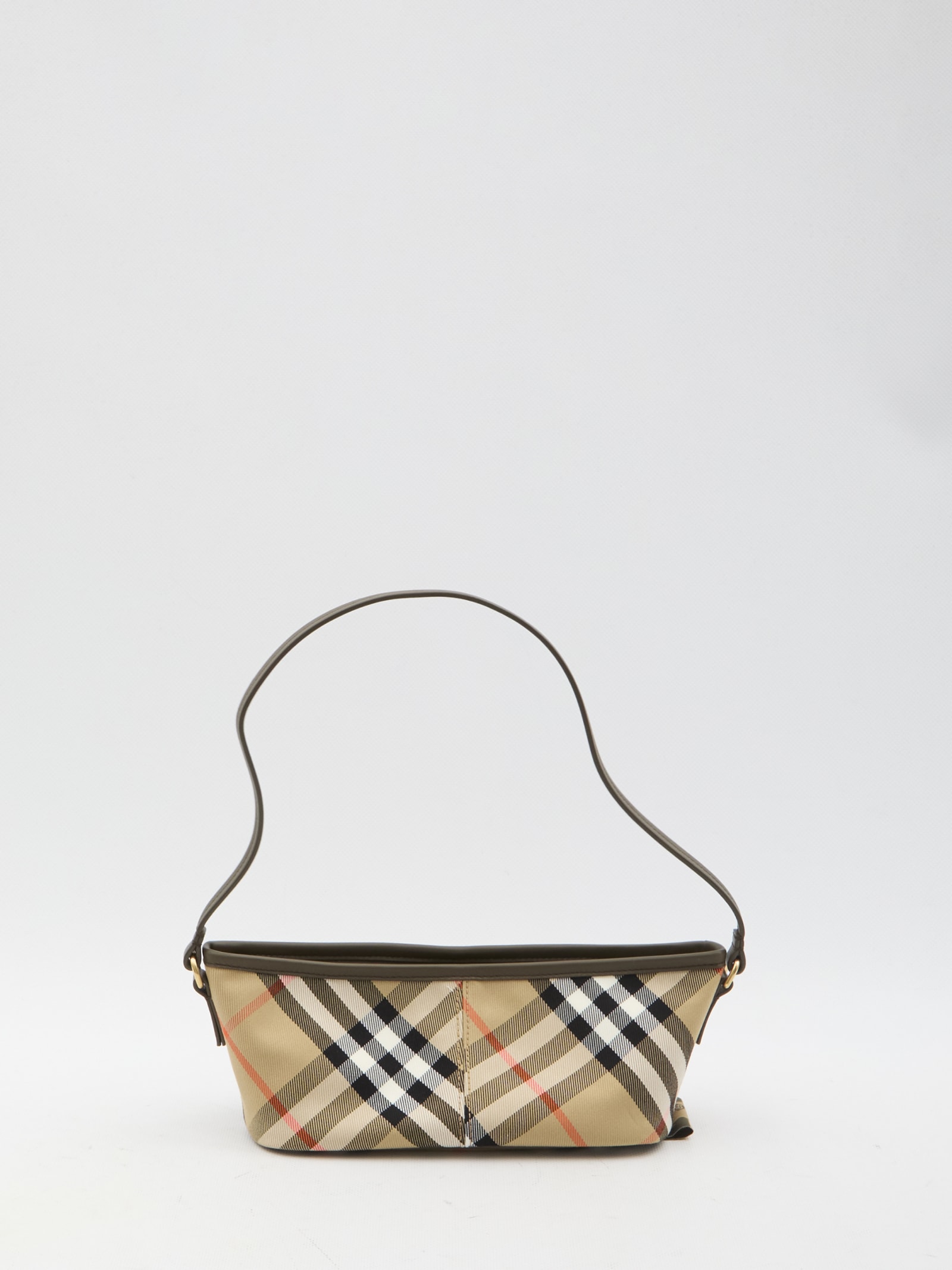 BURBERRY CHECK MINI SHOULDER BAG 