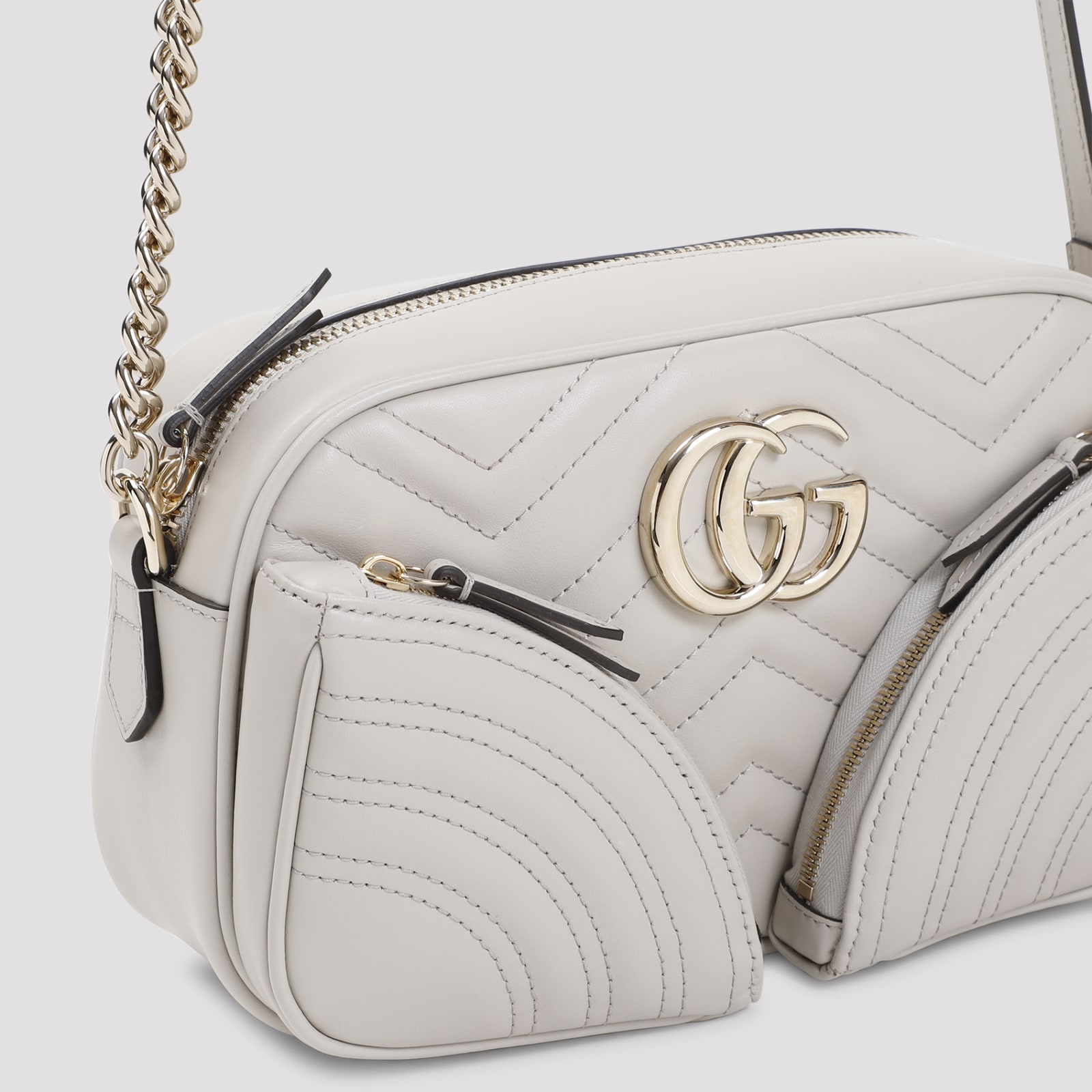 Shop Gucci Marmont 2.0 Gg Shoulder Bag In Sphinx