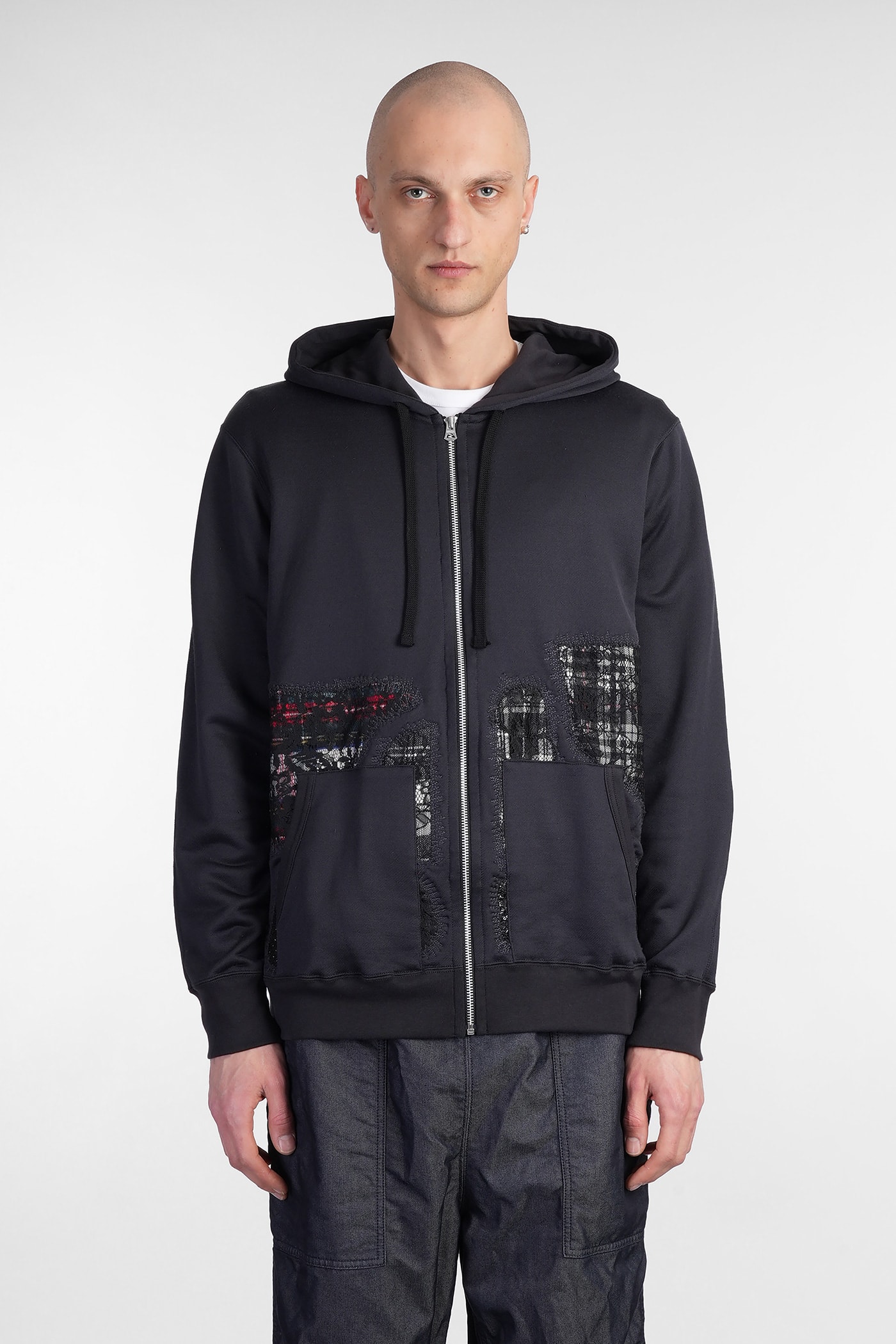 Sweatshirt In Blue Cotton