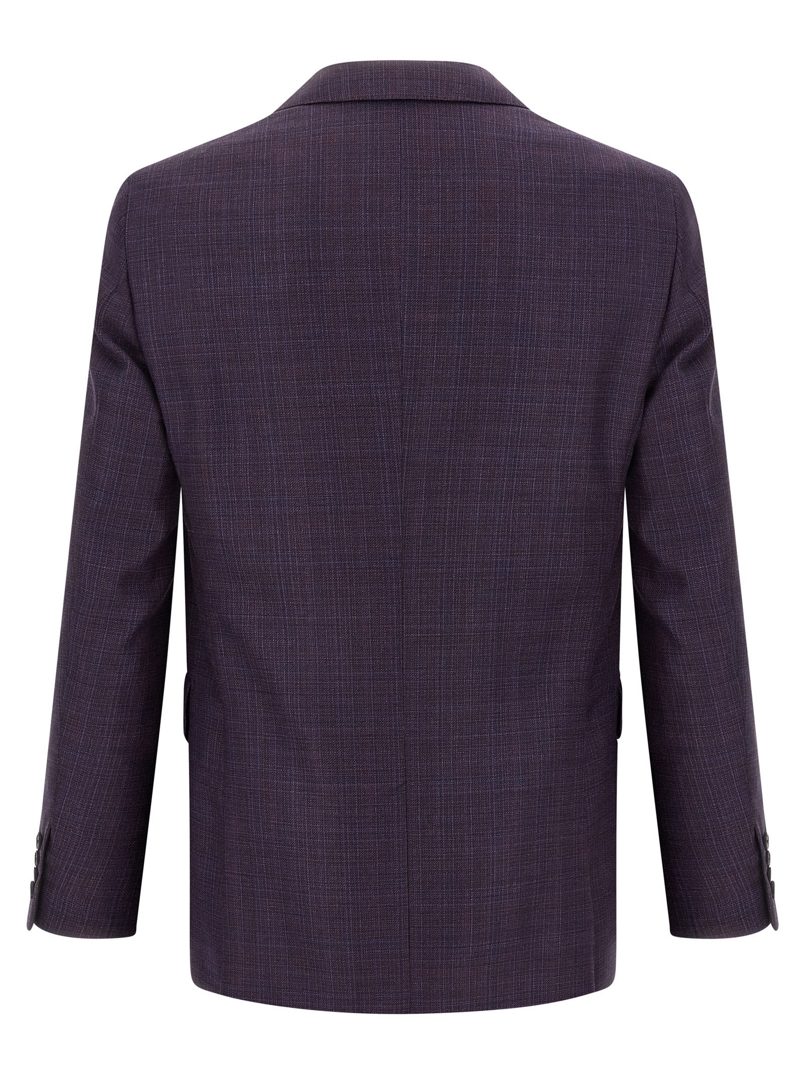 Pal Zileri Tailored Blazer With Notch Lapel And Pockets In Purple