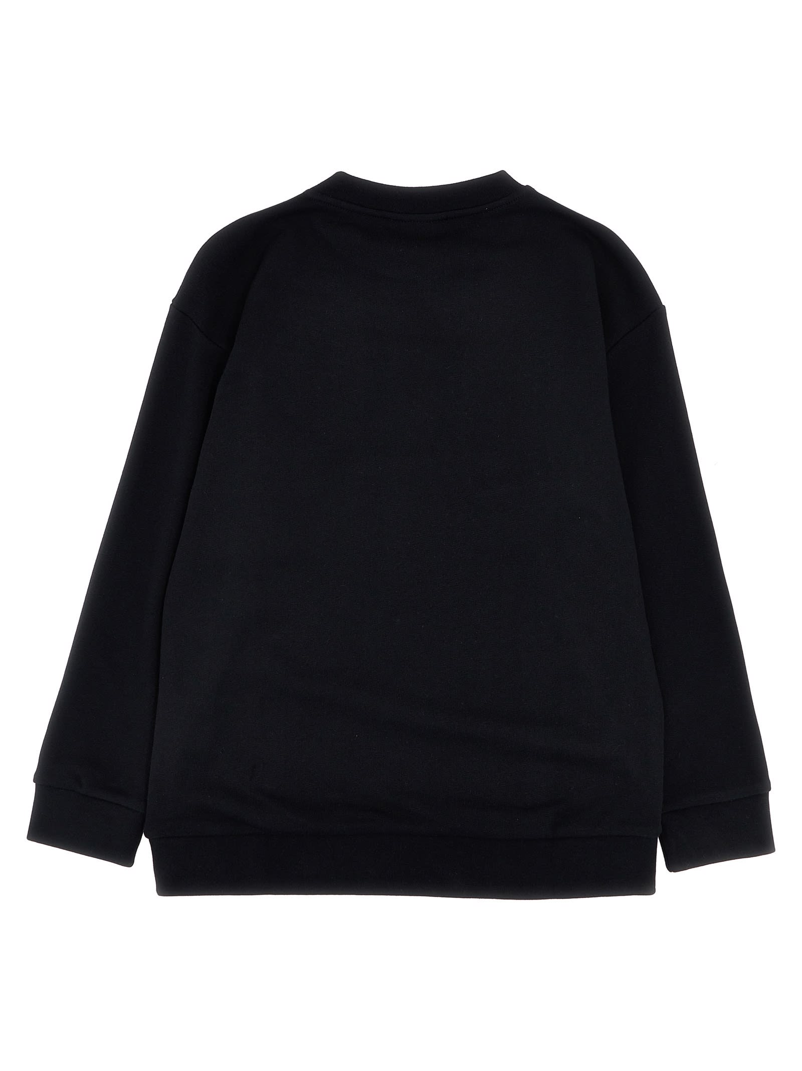 Shop Fendi Logo Sweatshirt In Black