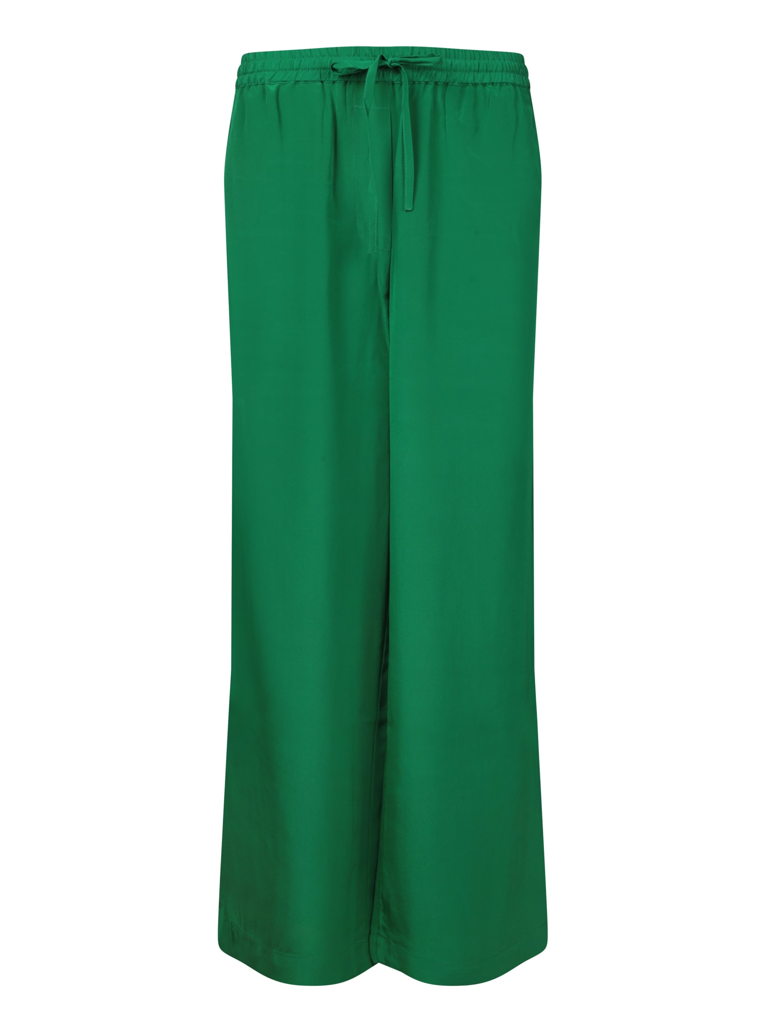 Parosh Green Crepe De Chine Trousers