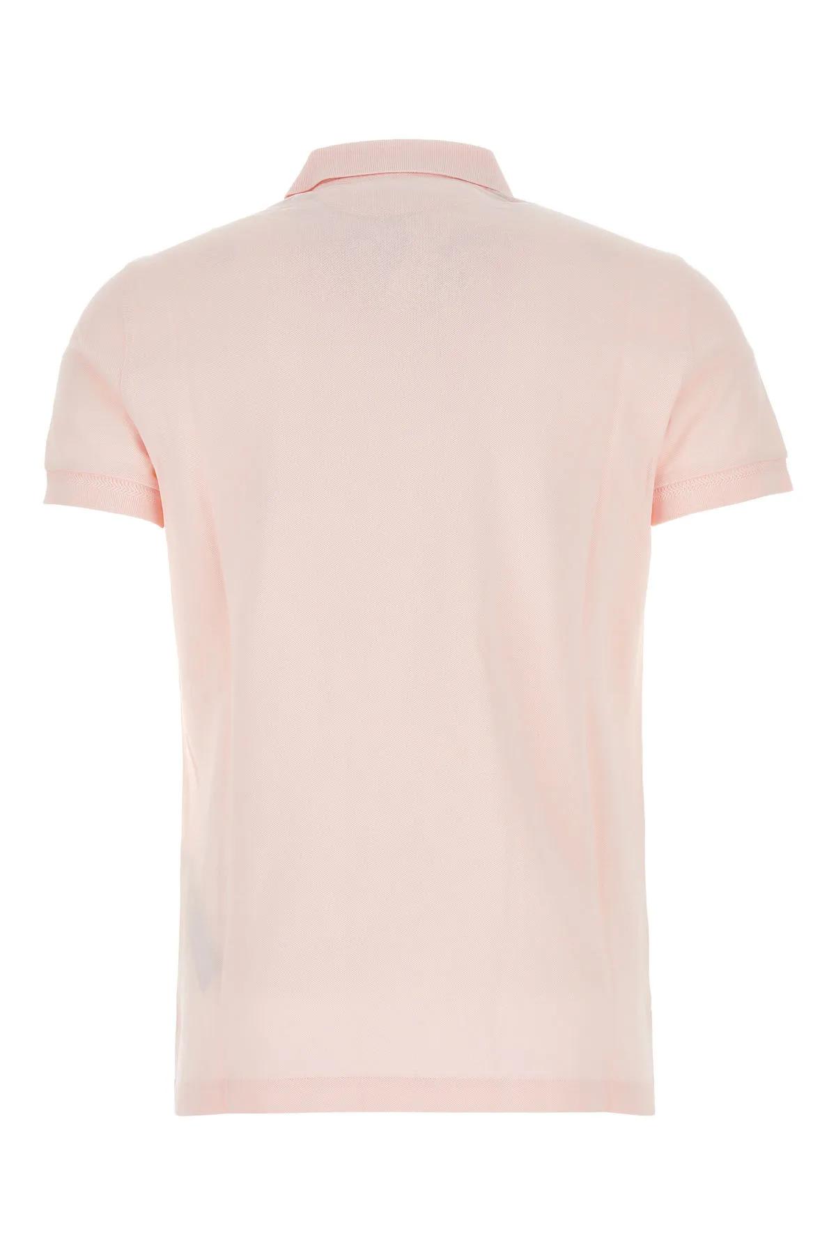 Shop Tom Ford Pink Piquet Polo Shirt