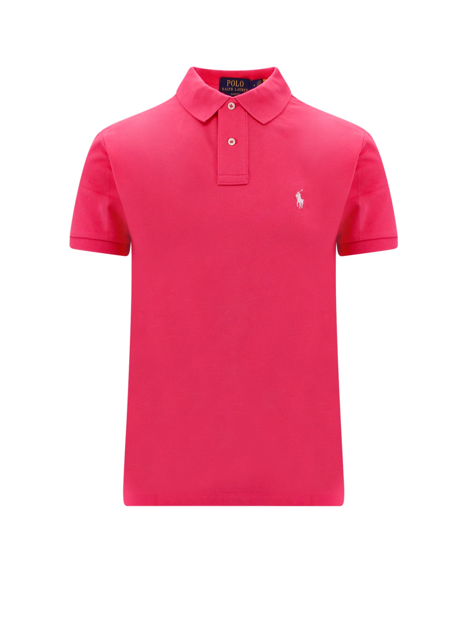 Shop Polo Ralph Lauren Polo Shirt In Hot Pink