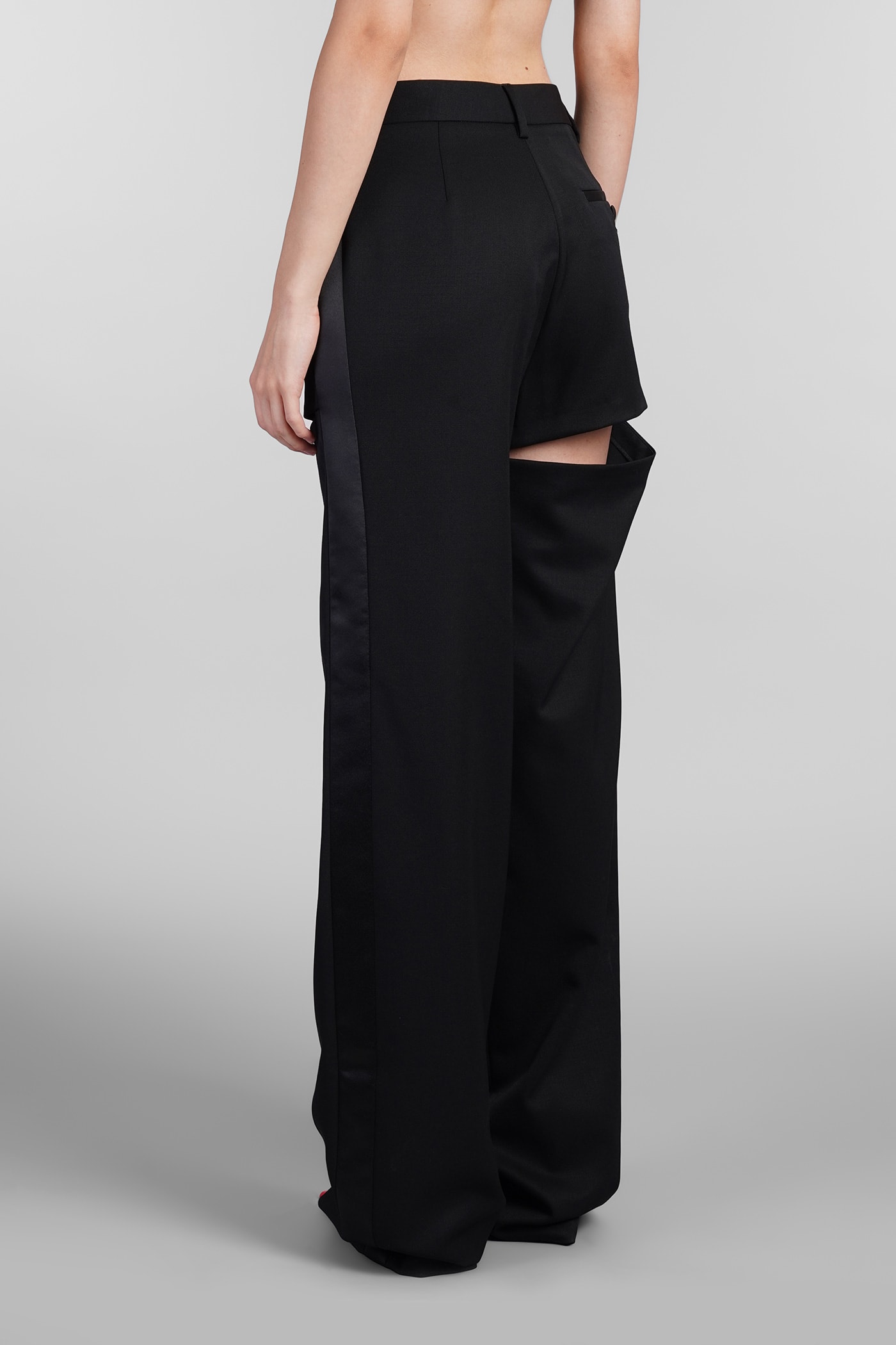 Shop Area Pants In Black Wool