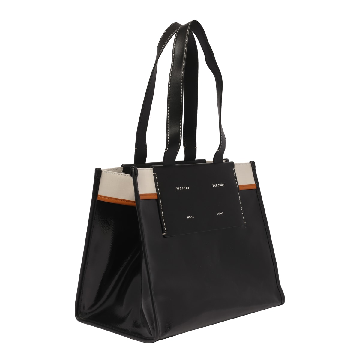 Shop Proenza Schouler White Label Large Morris Shoulder Bag In Black