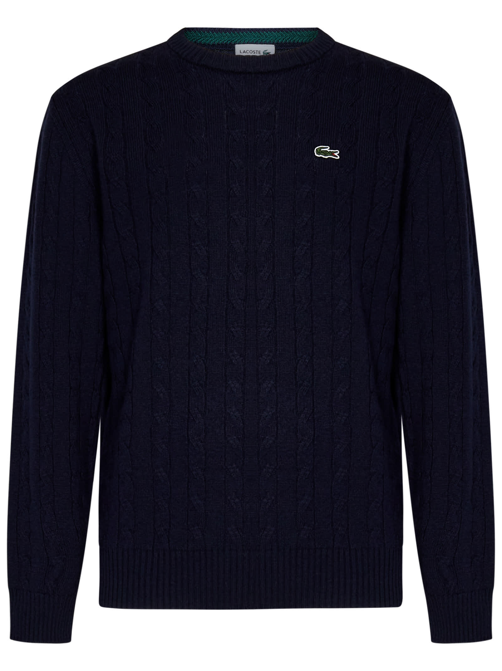 Shop Lacoste Sweater In Blue