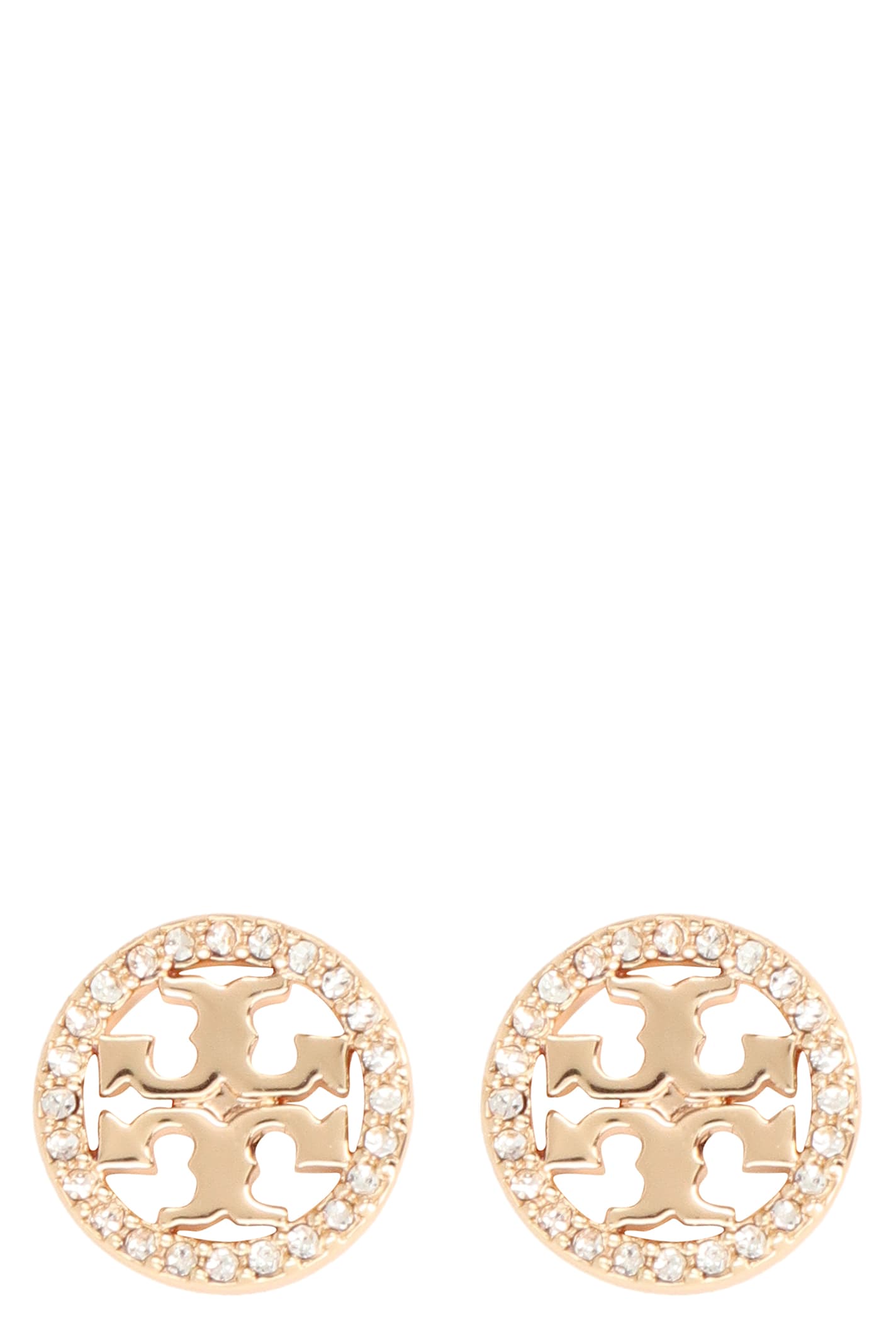 TORY BURCH MILLER LOGOED EARRINGS 