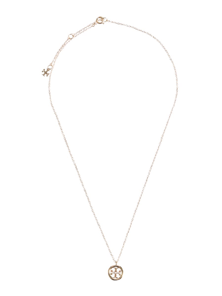 Shop Tory Burch Miller Necklace In Gold