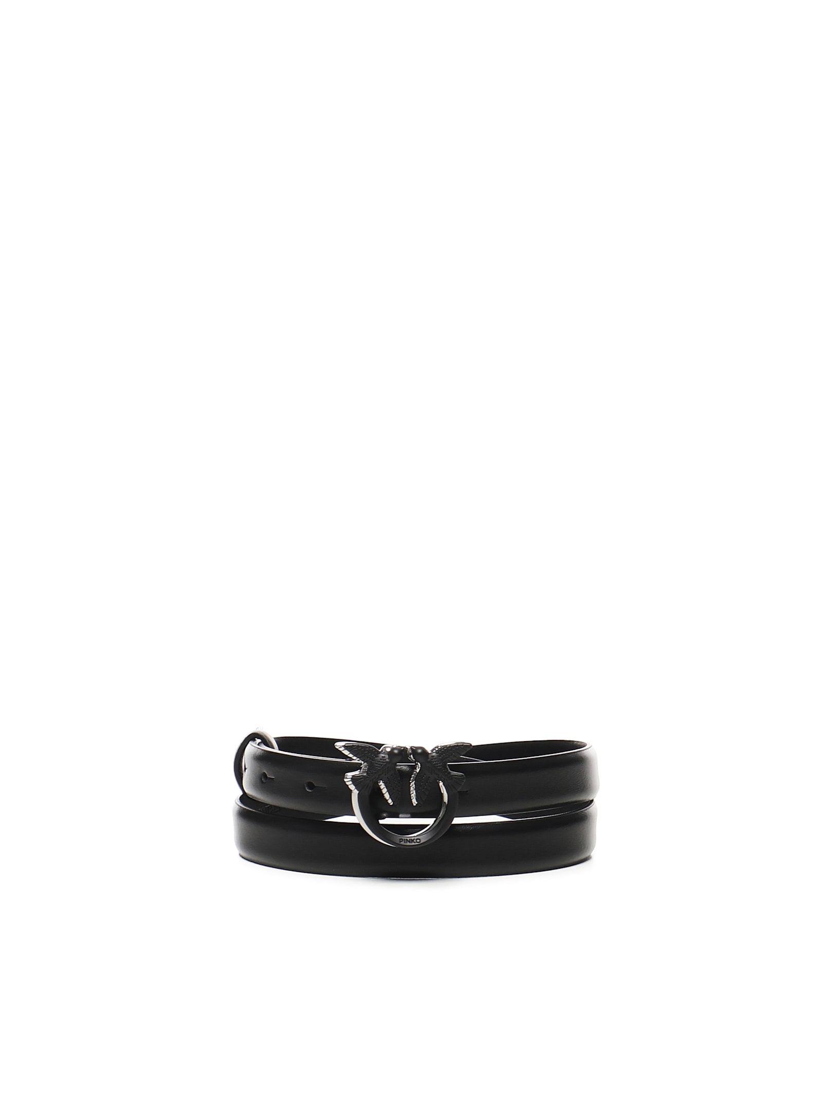 Shop Pinko Love Birds Leather Belt