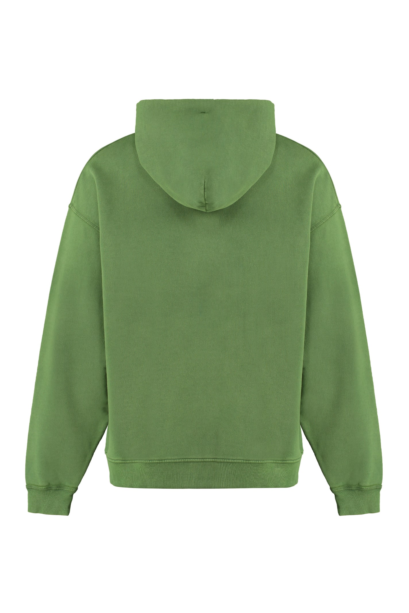 Shop Dsquared2 Printed Hoodie In Green