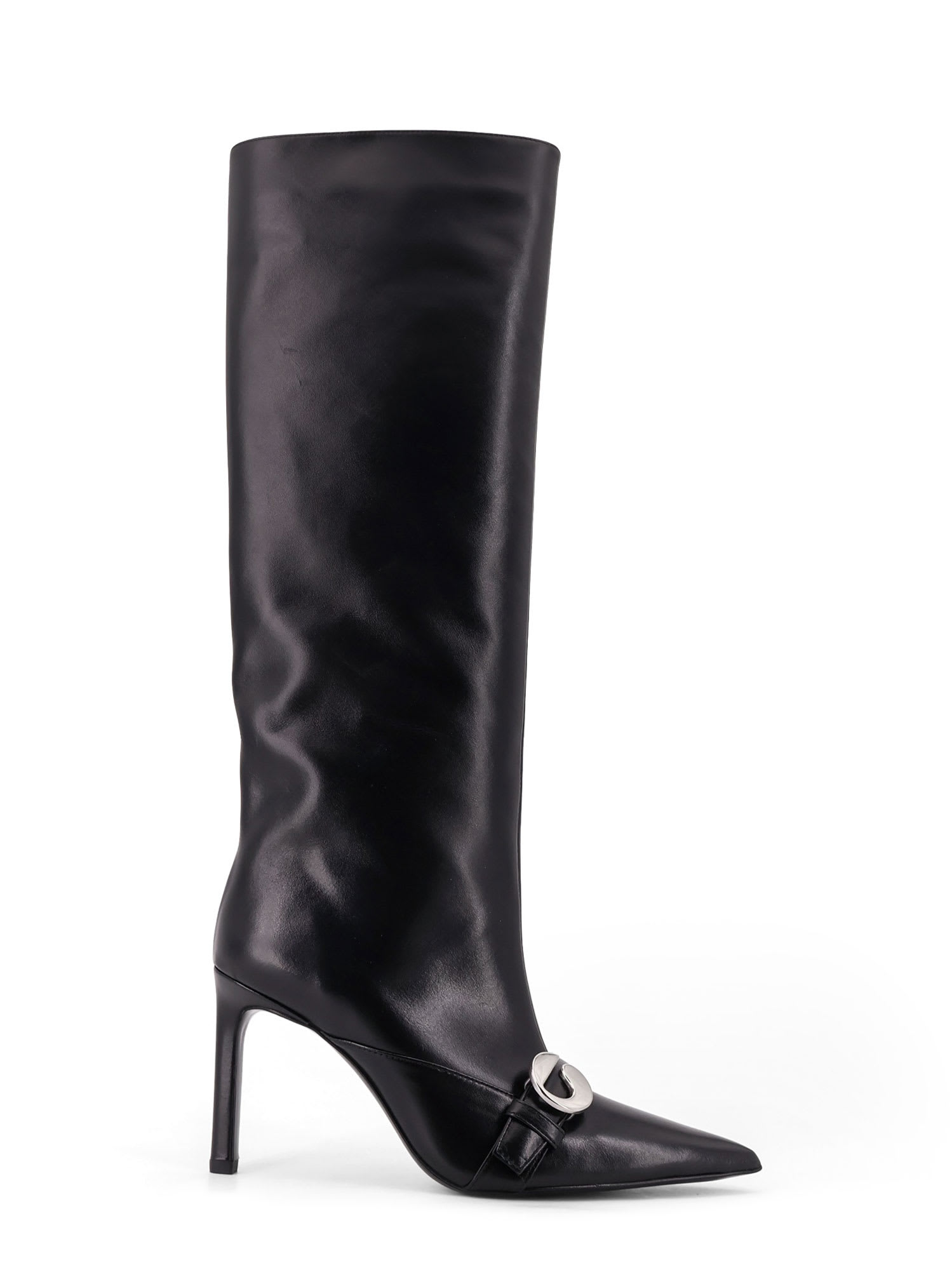 Coperni Knee-high Boots With Pointed Toes In Black