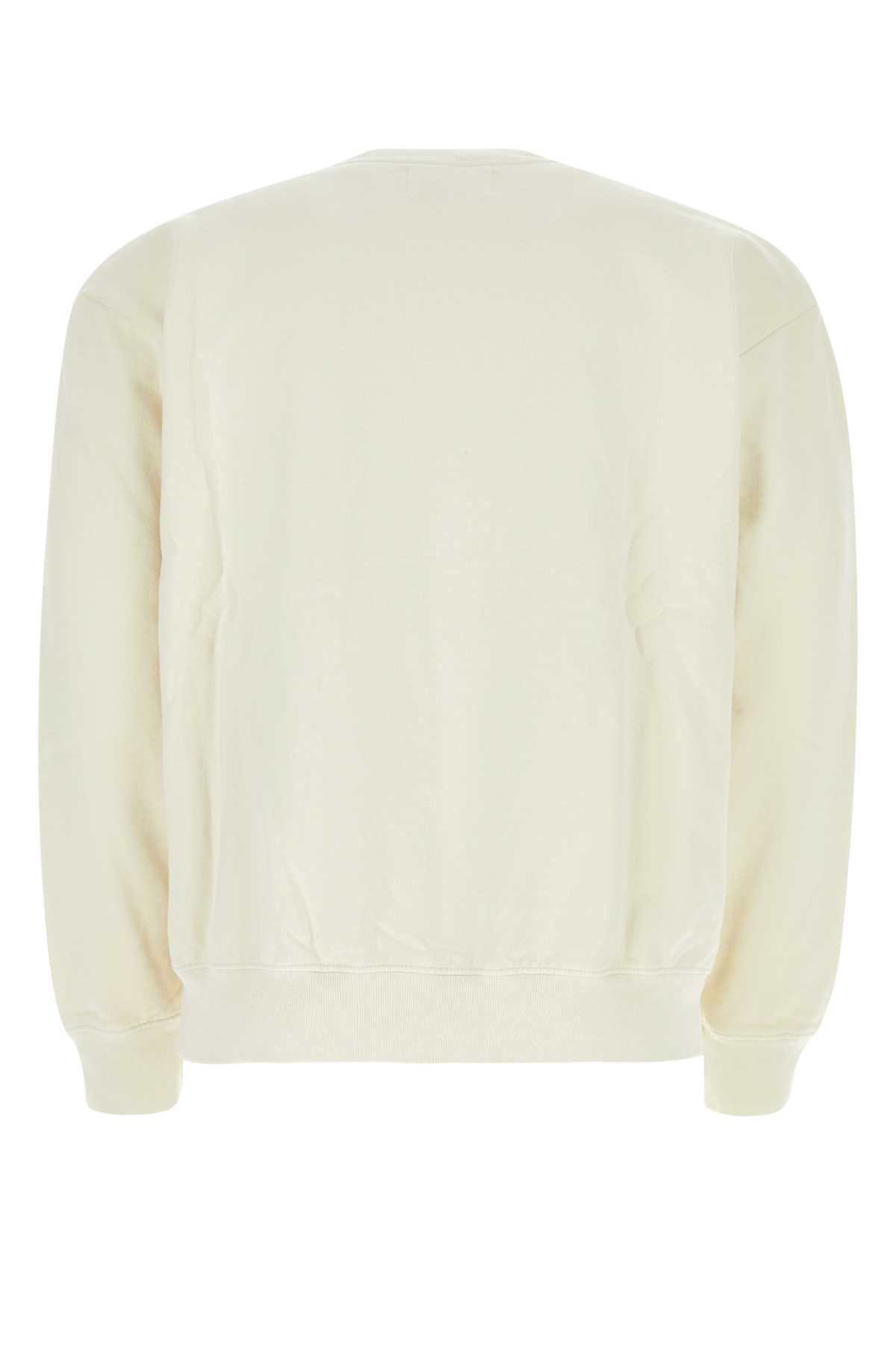 The Harmony Ivory Cotton Sweatshirt In 046