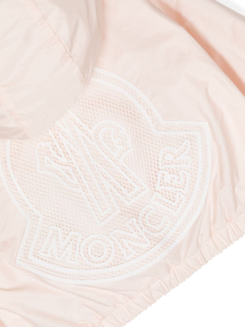 Shop Moncler Pink Prague Waterproof Jacket