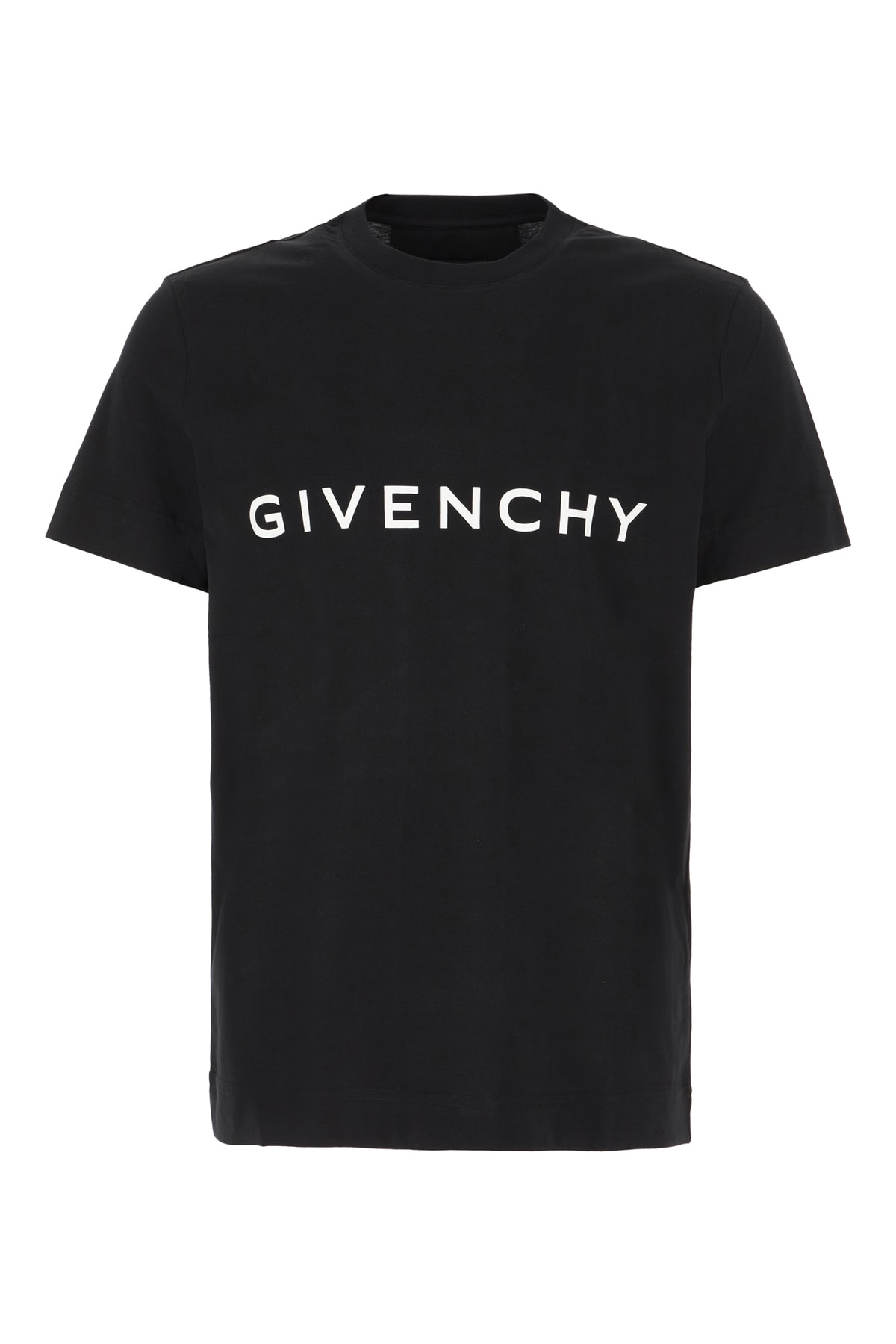 Givenchy Black Cotton T-shirt In 001