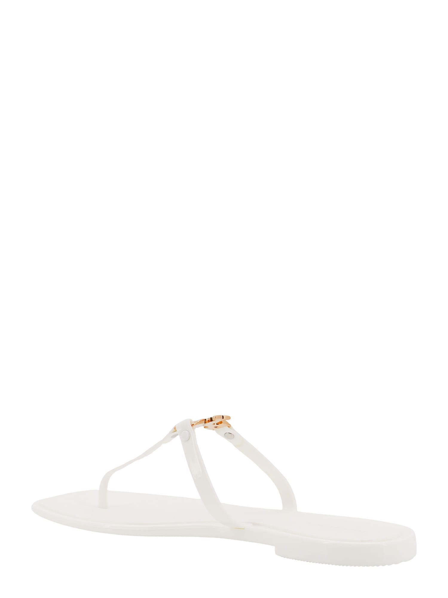Shop Tory Burch Roxanne Jelly Sandals In White