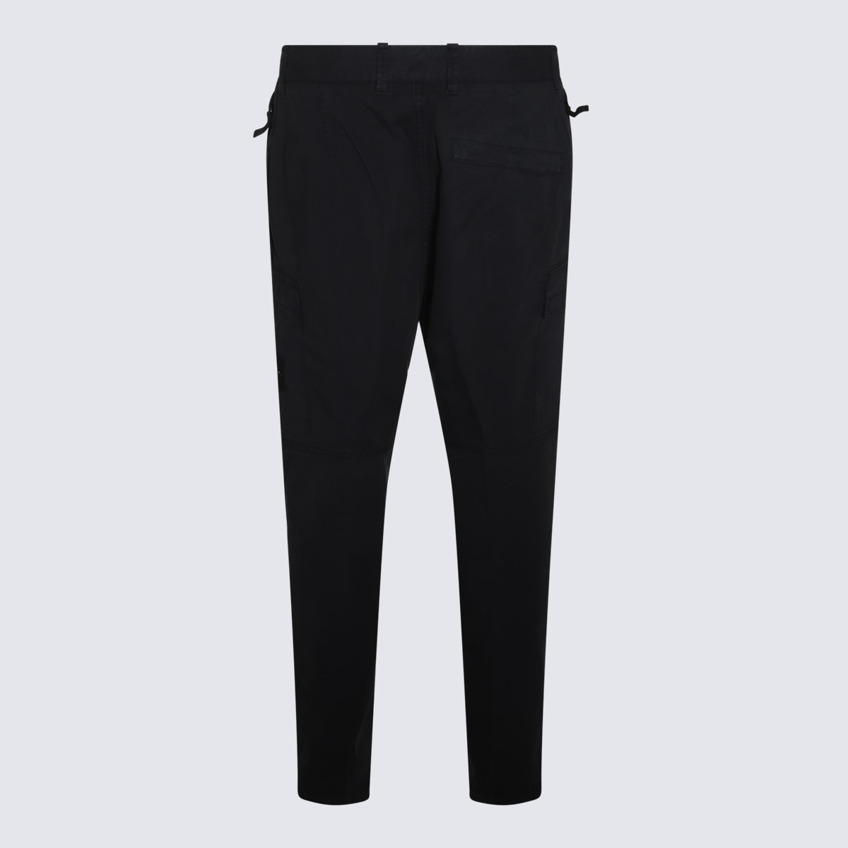 Shop Stone Island Blue Cotton Pants