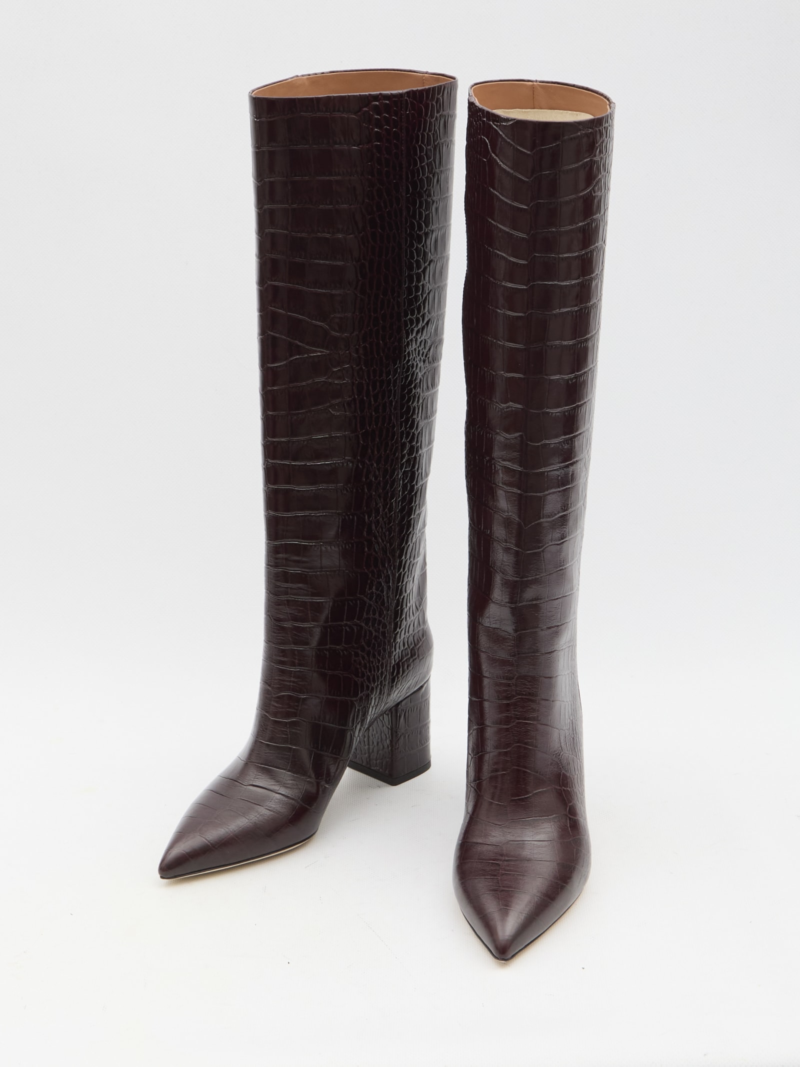 Shop Paris Texas Anja Boots In Bordeaux