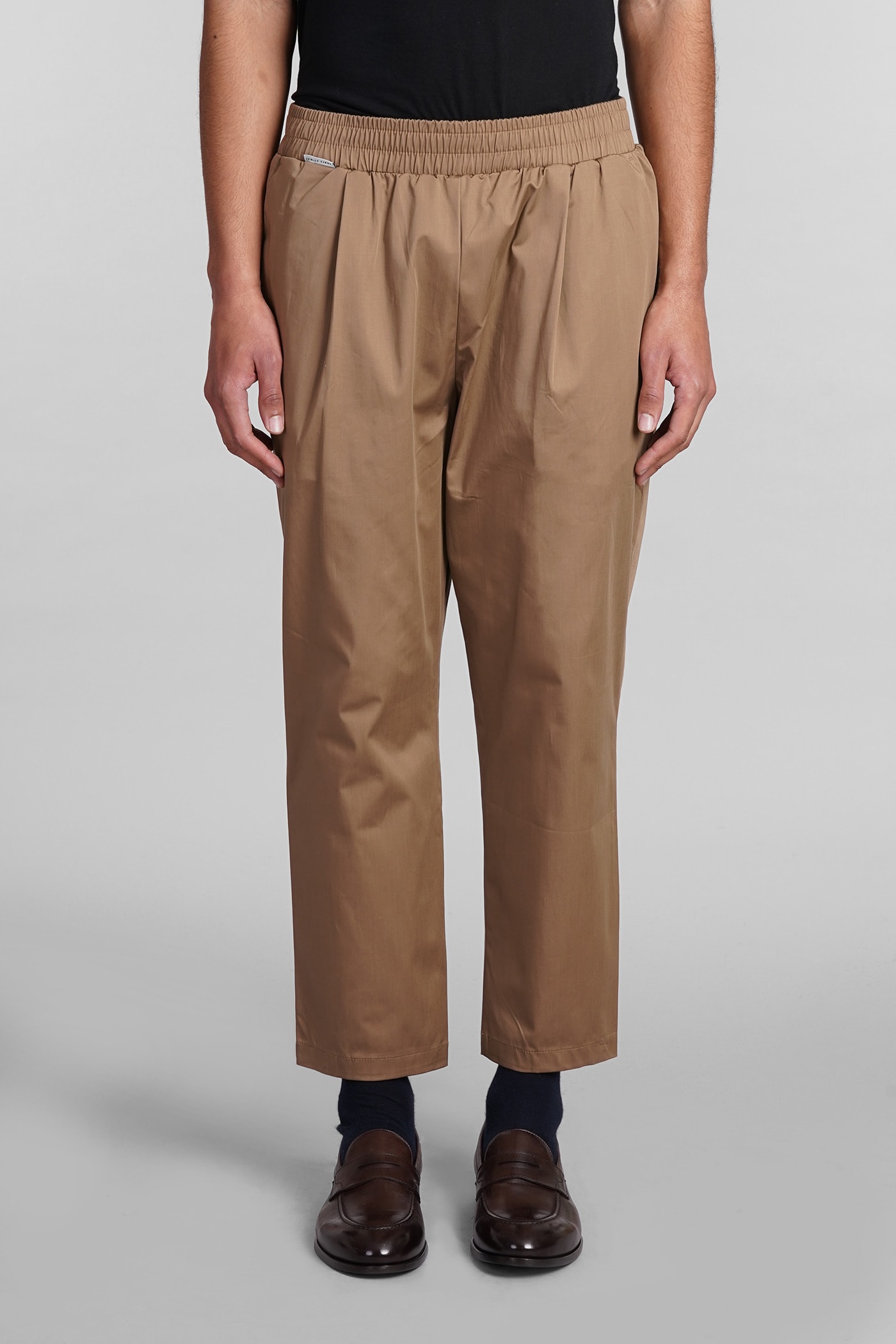 Shop Family First Milano Pants In Camel Cotton