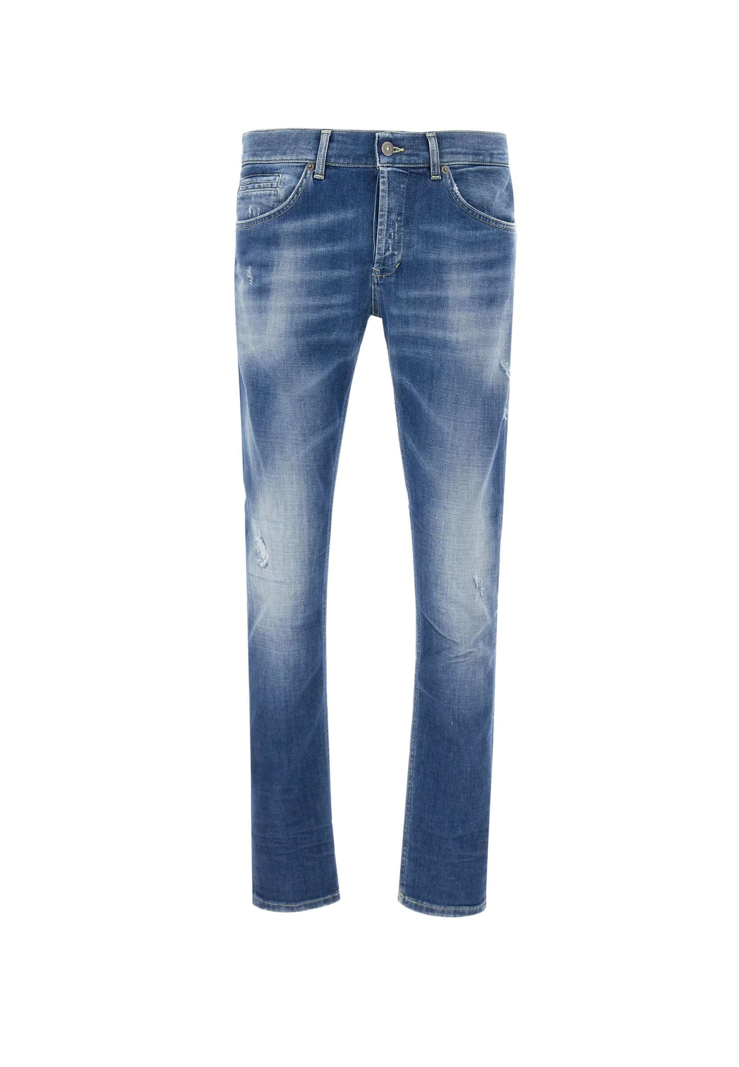 Shop Dondup George Jeans In Blue