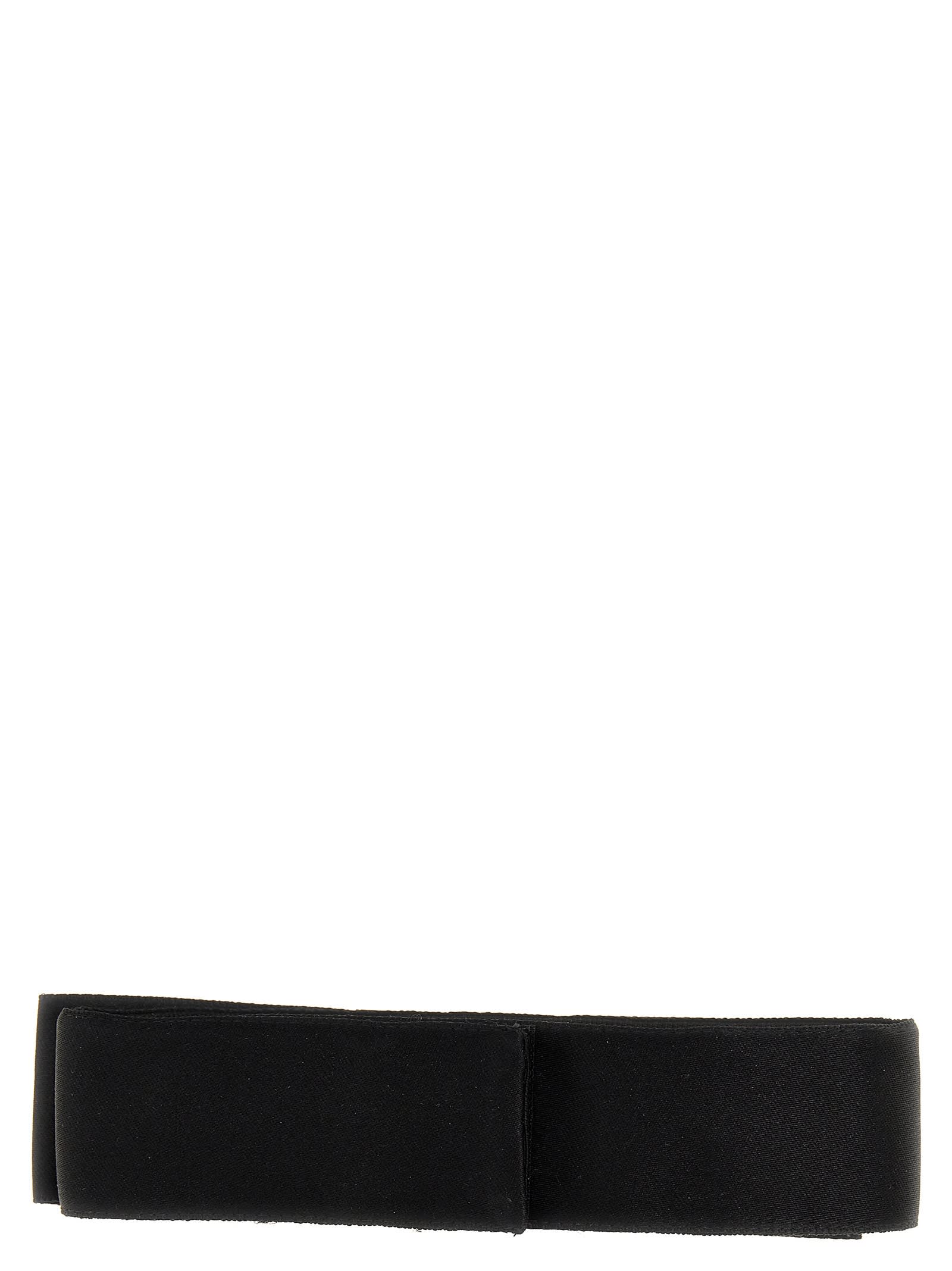 Shop Dolce & Gabbana Bow Choker In Black