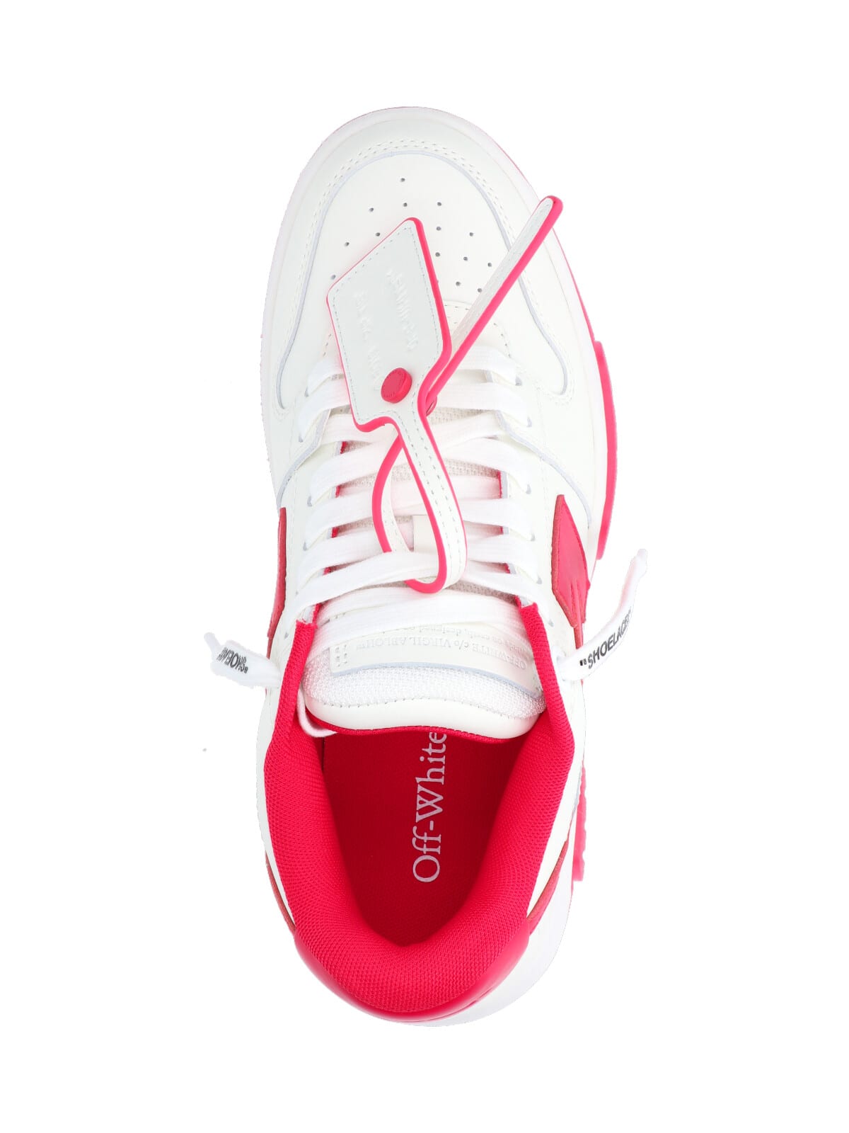 Off-white Out Of Office Women S Calf Leather Sneakers In White