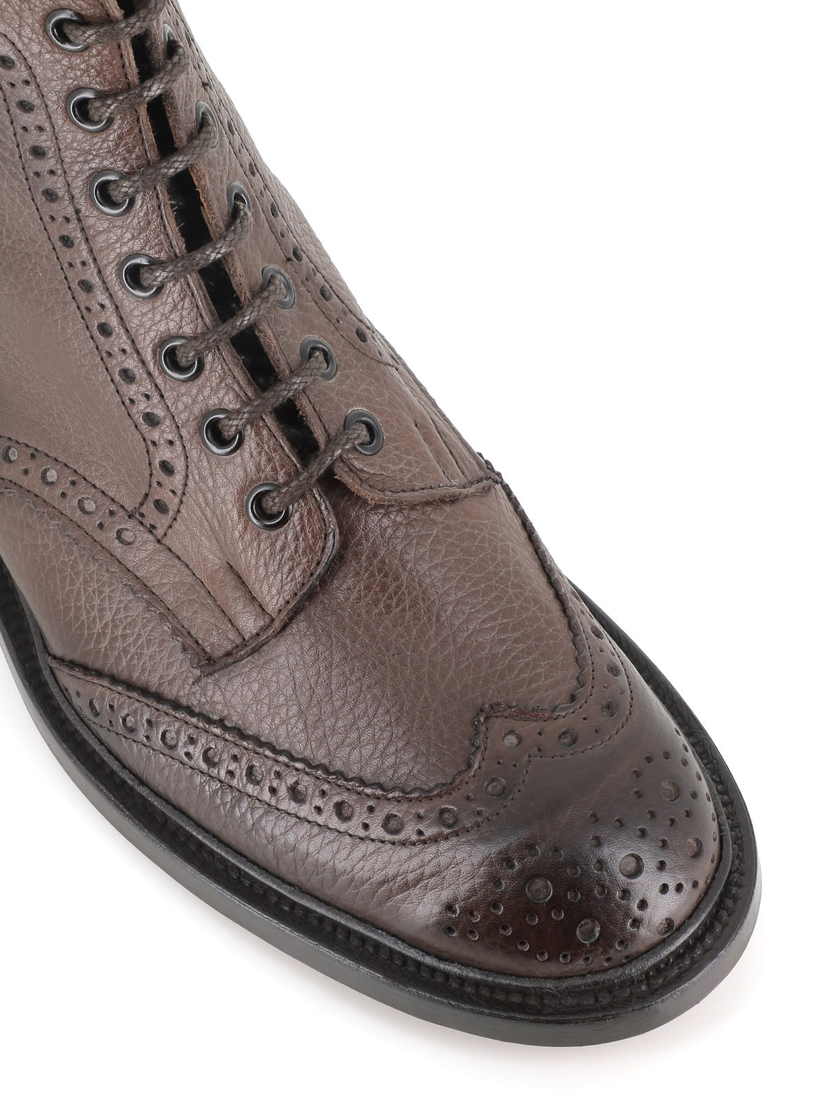 Shop Tricker's Stow Country Boot In Dark Brown