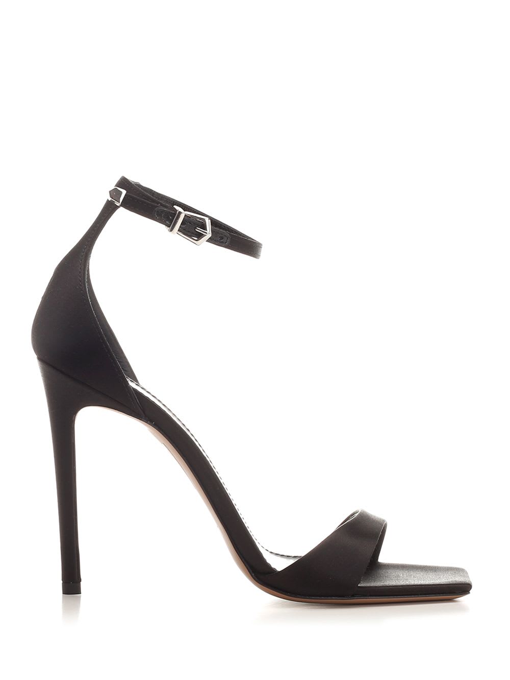 Shop Paris Texas Stiletto Heel Sandal In Black