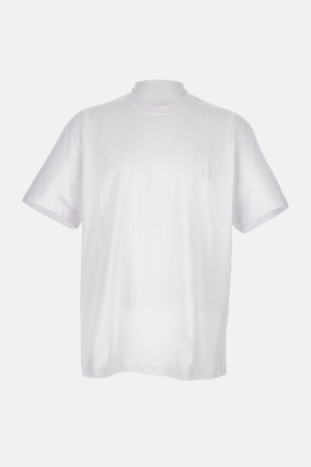 Wooyoungmi Off-white Flower Back Logo T-shirt In White