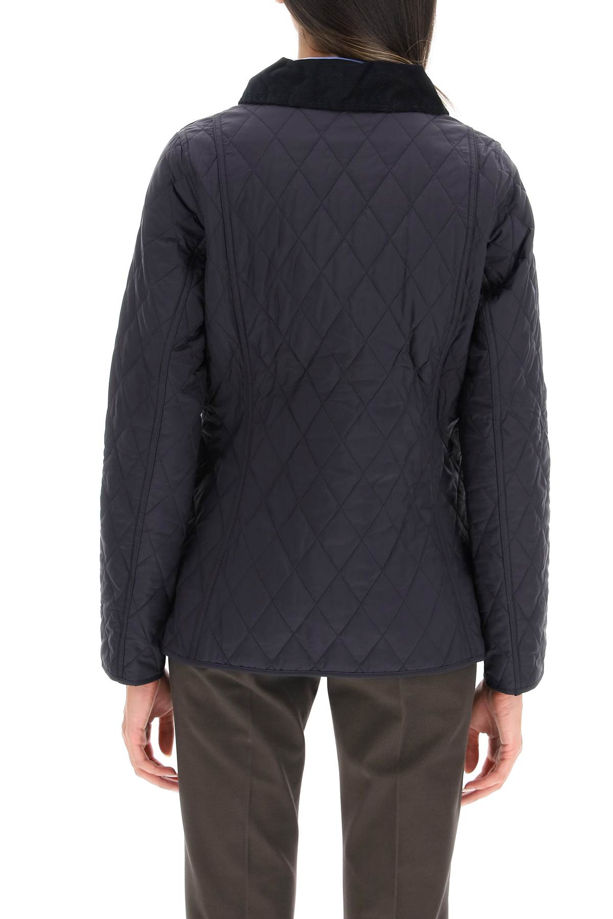 Shop Barbour Annandale Quilted Jacket In Navy