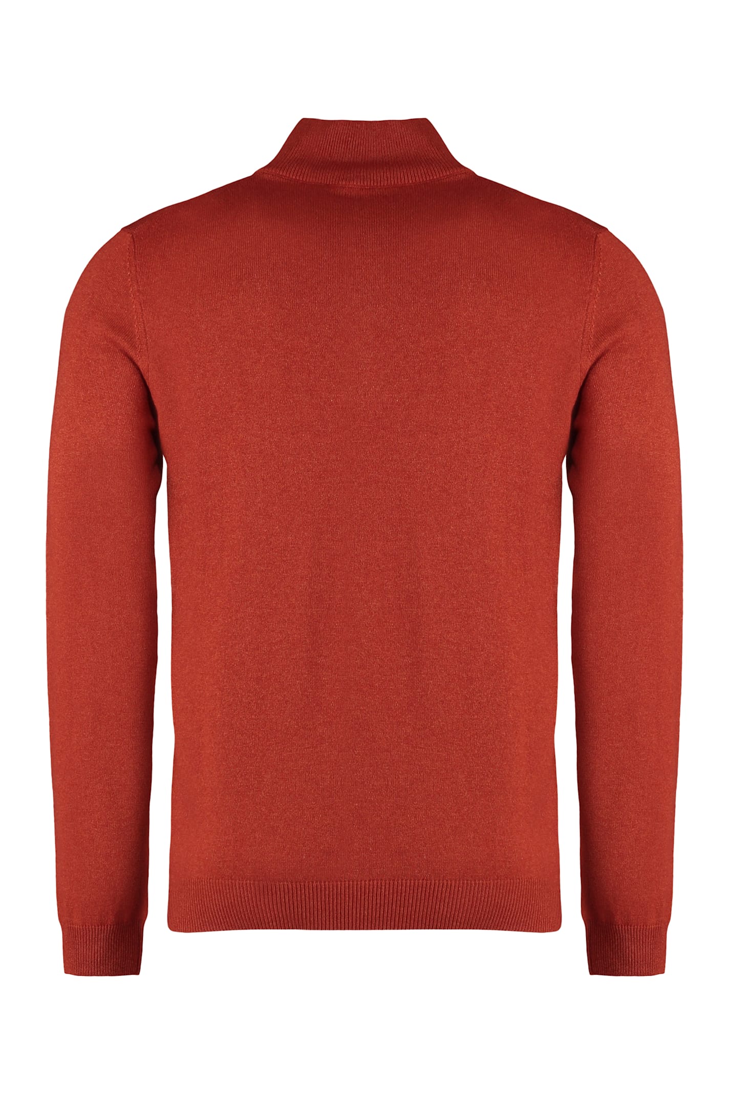 Moorer Denis Cashmere Blend Turtleneck Sweater In Red