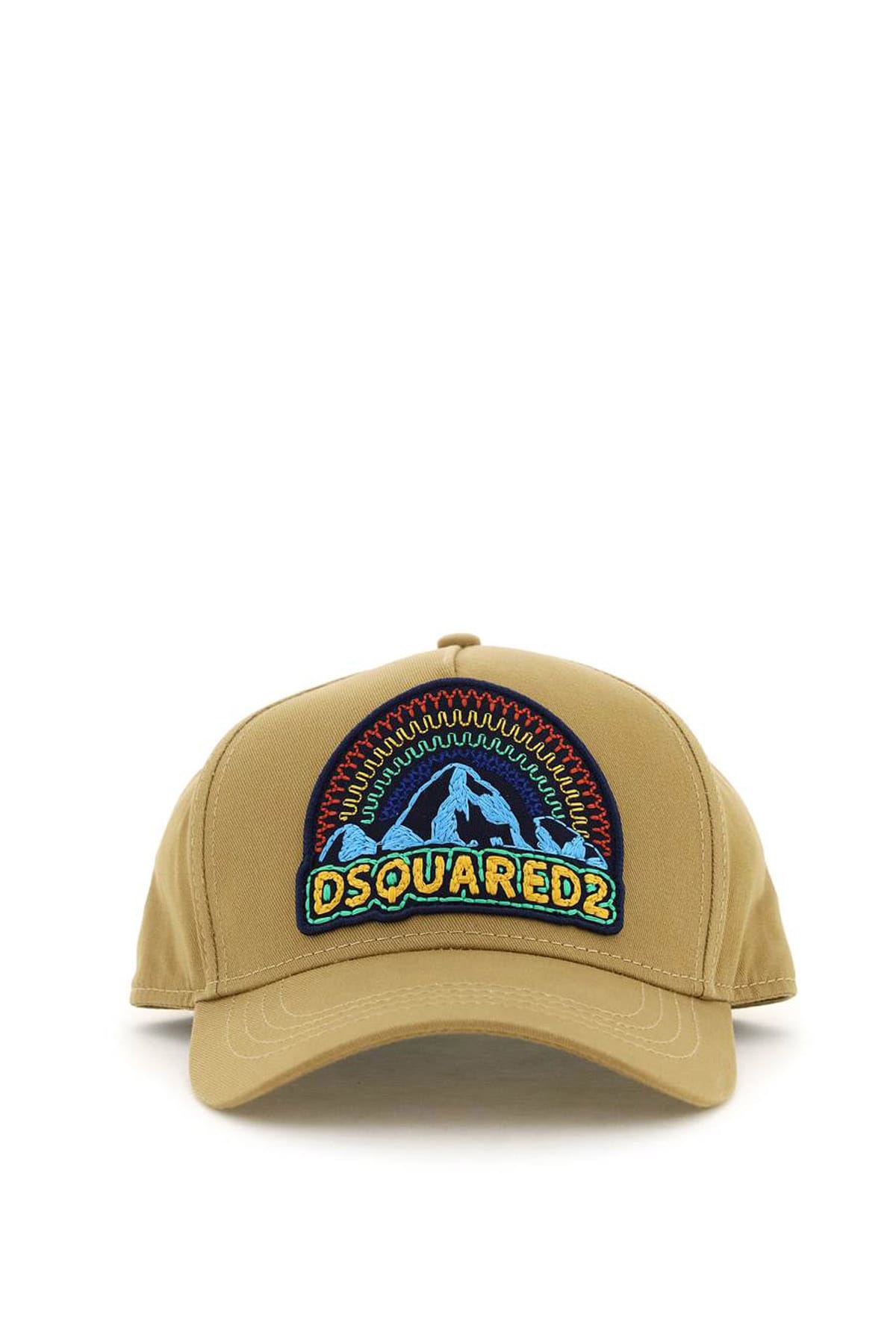DSQUARED2 BASEBALL CAP WITH EMBROIDERED LOGO PATCH