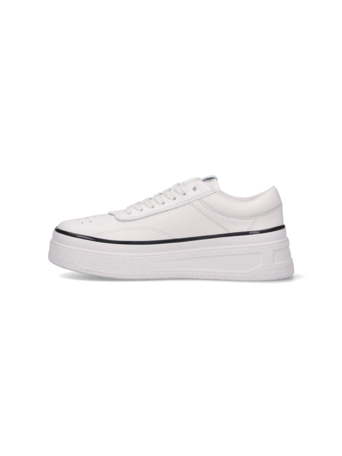 Shop Jil Sander Low-top Sneakers In White