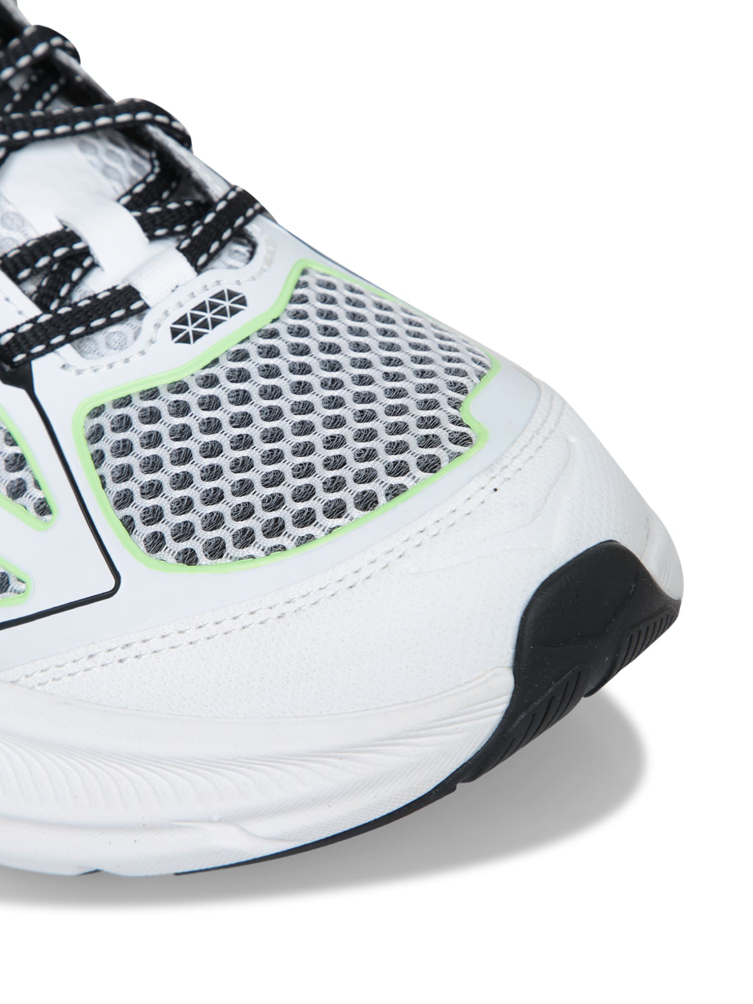 Hoka Breathable Mesh White Sneakers With Cushioned Sole
