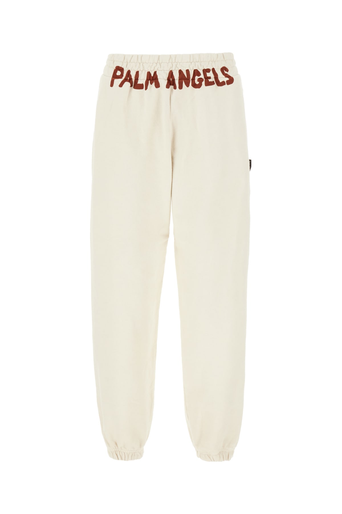 Palm Angels Sand Cotton Joggers In Neutral