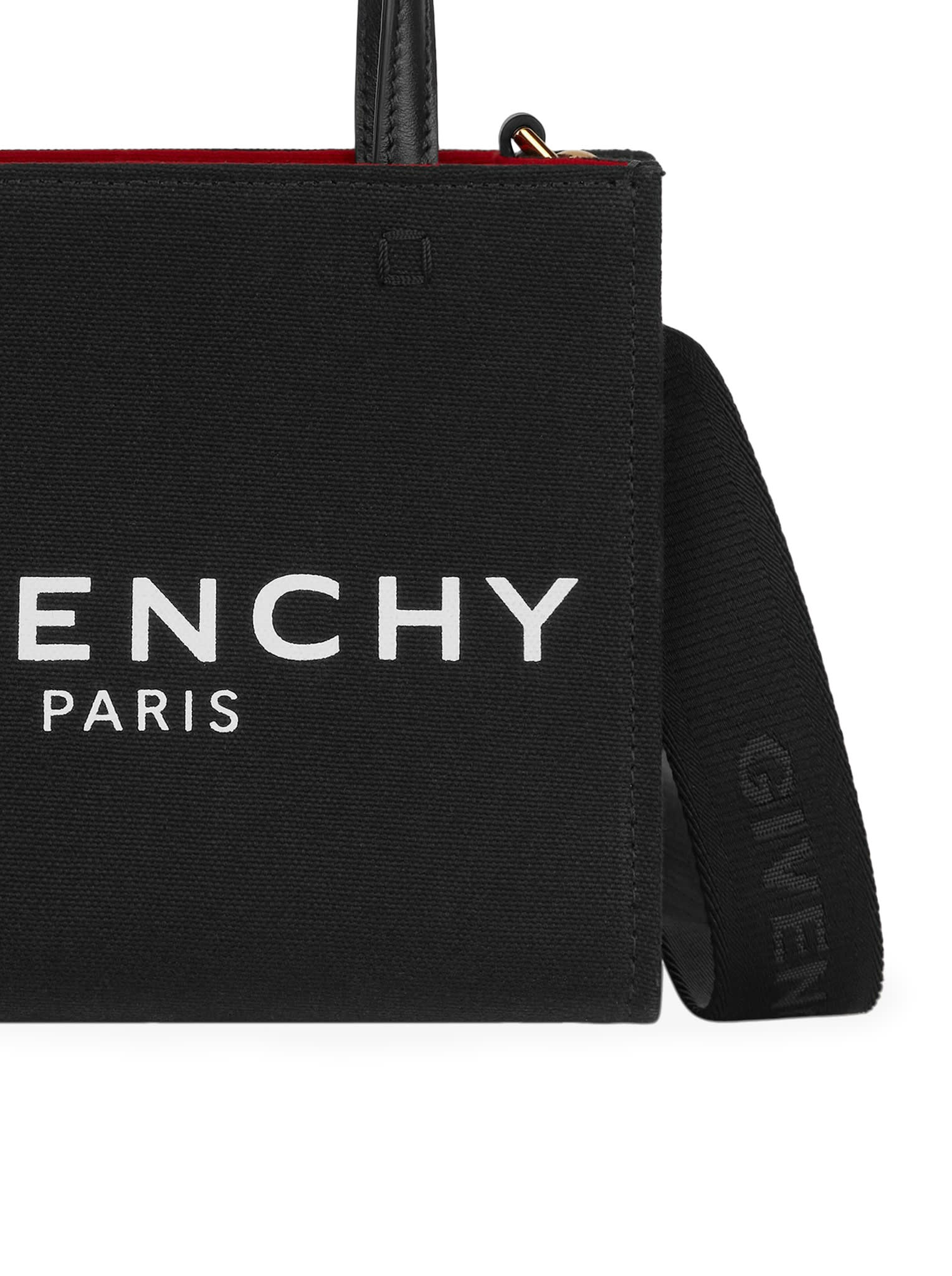 Shop Givenchy G-tote - Mini Tote Bag In Black