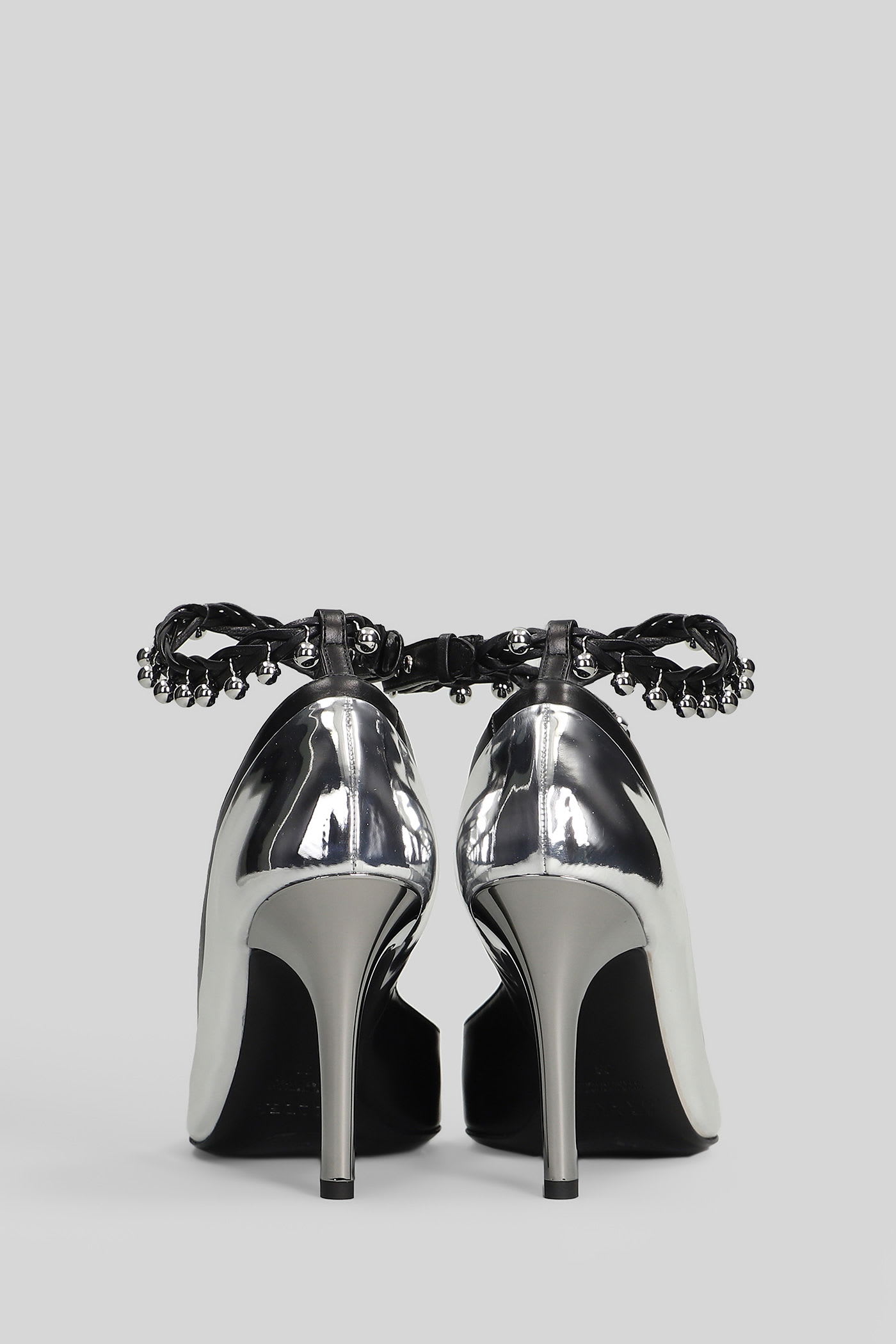 Isabel Marant Peleny Pumps In Silver Leather In Metallic