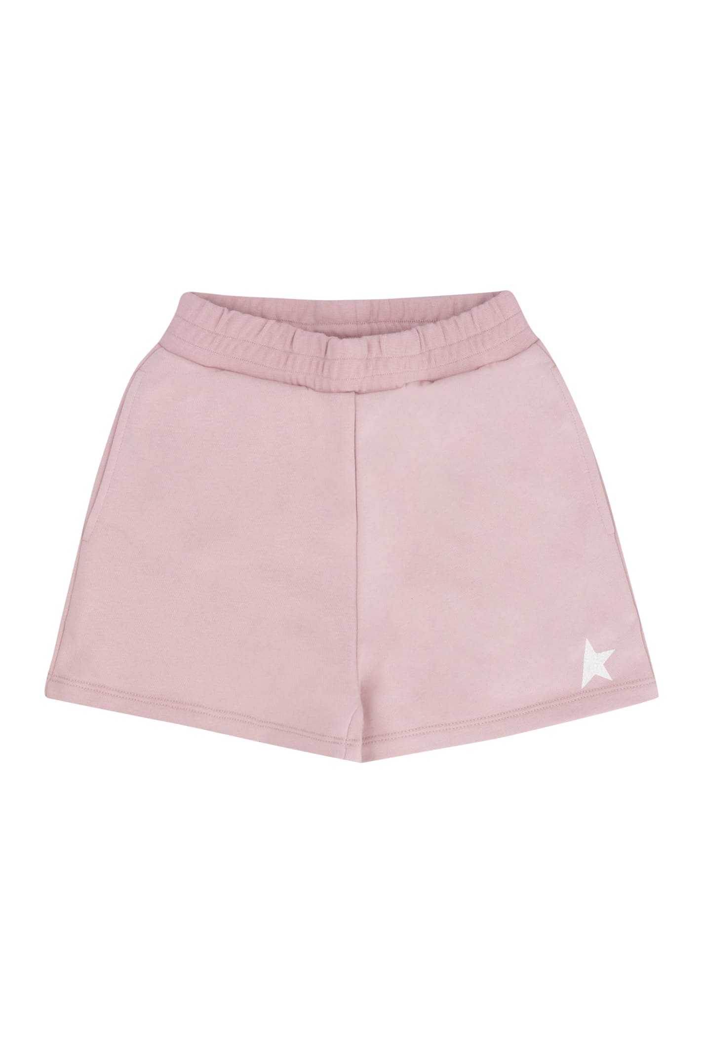 Shop Golden Goose Cotton Shorts In Pink