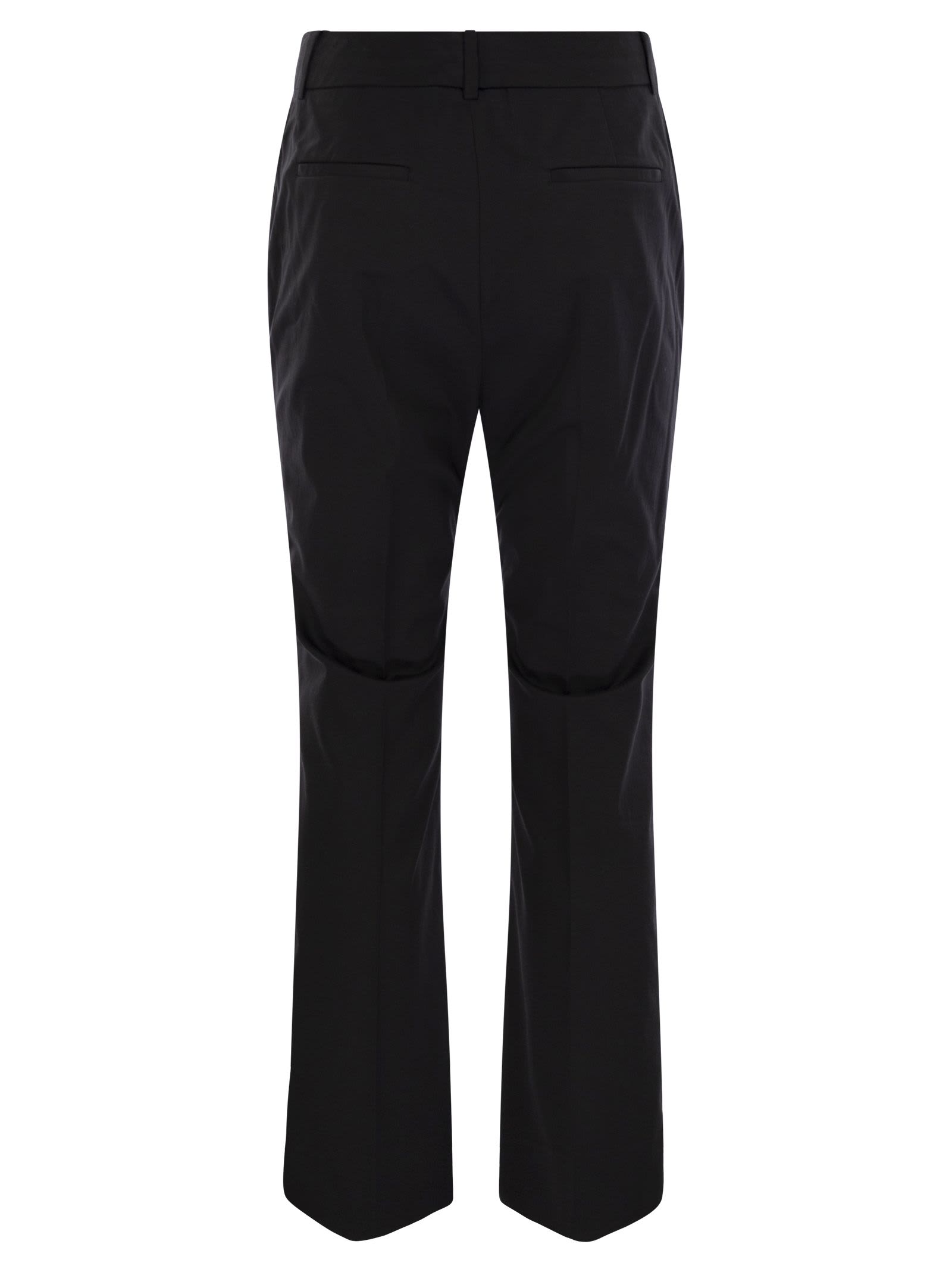 Peserico Women Stretch Cotton Trousers