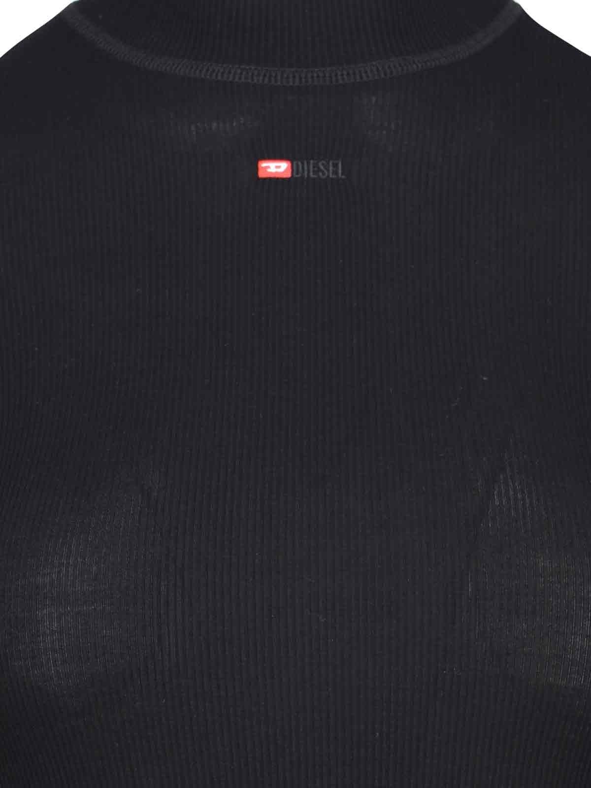 Diesel D-mokky-ls-microdiv Midi Dress