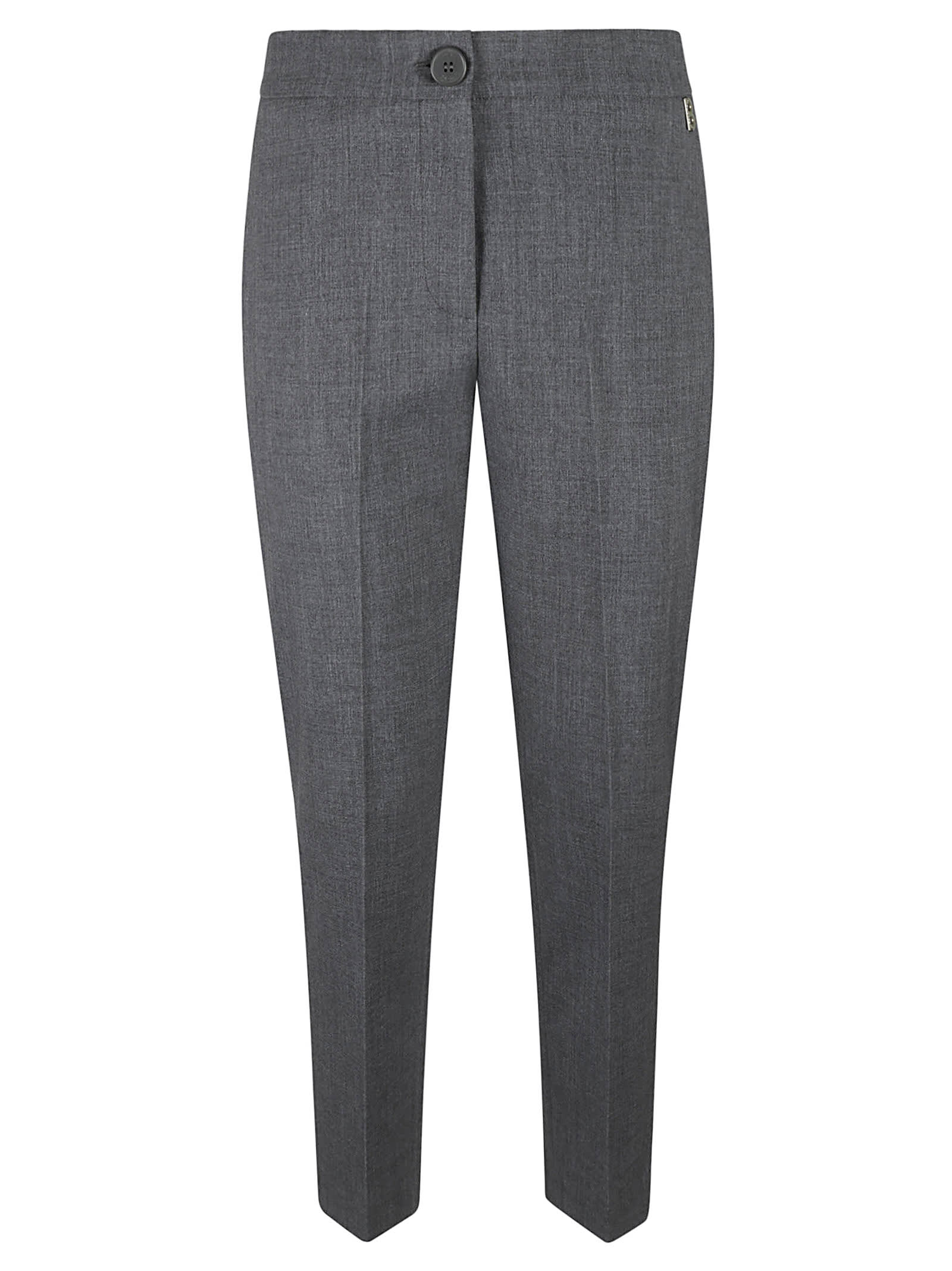 Button Fitted Trousers