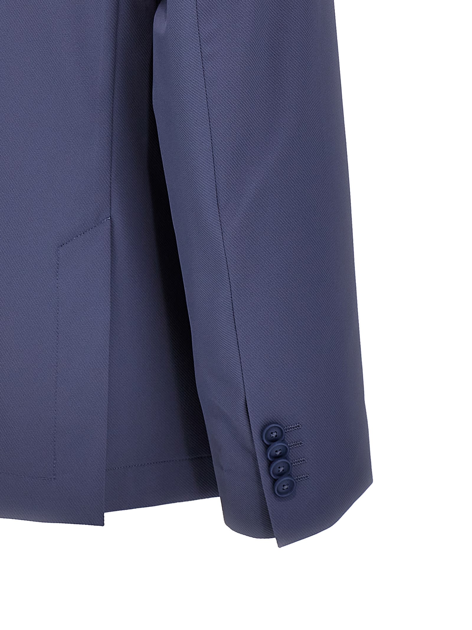 Shop Hugo Boss Hanry Bib Blazer In Blue