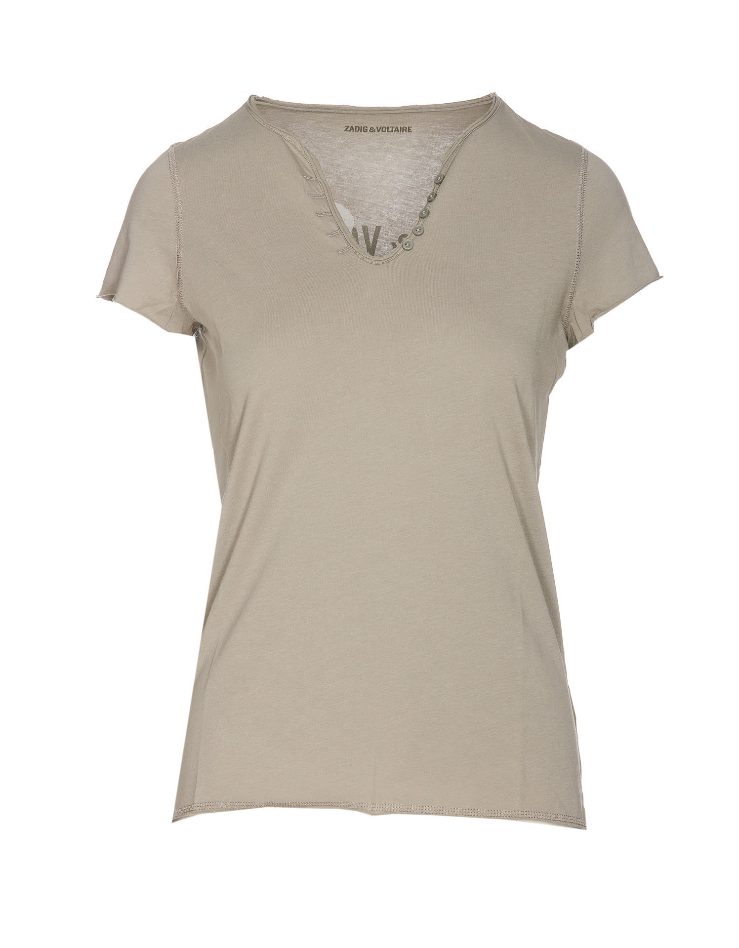 Shop Zadig &amp; Voltaire Tunisien T-shirt In Grey
