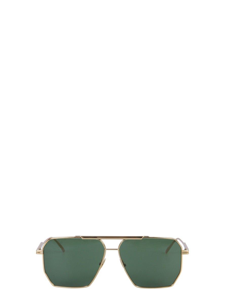 Bottega Veneta Geometric Navigator Sunglasses