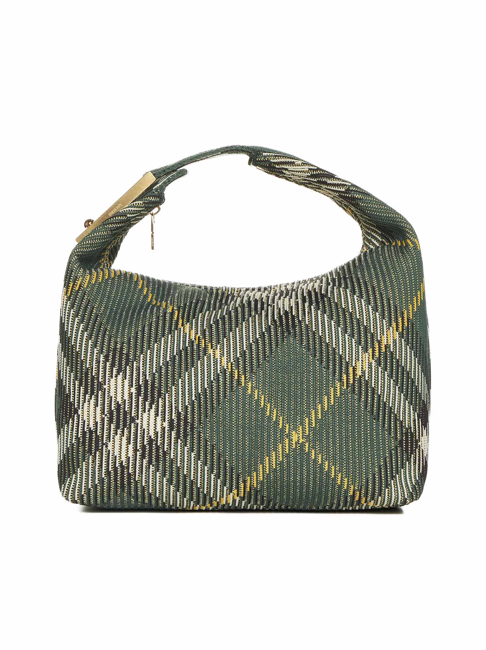 Shop Burberry Tote In Ivy