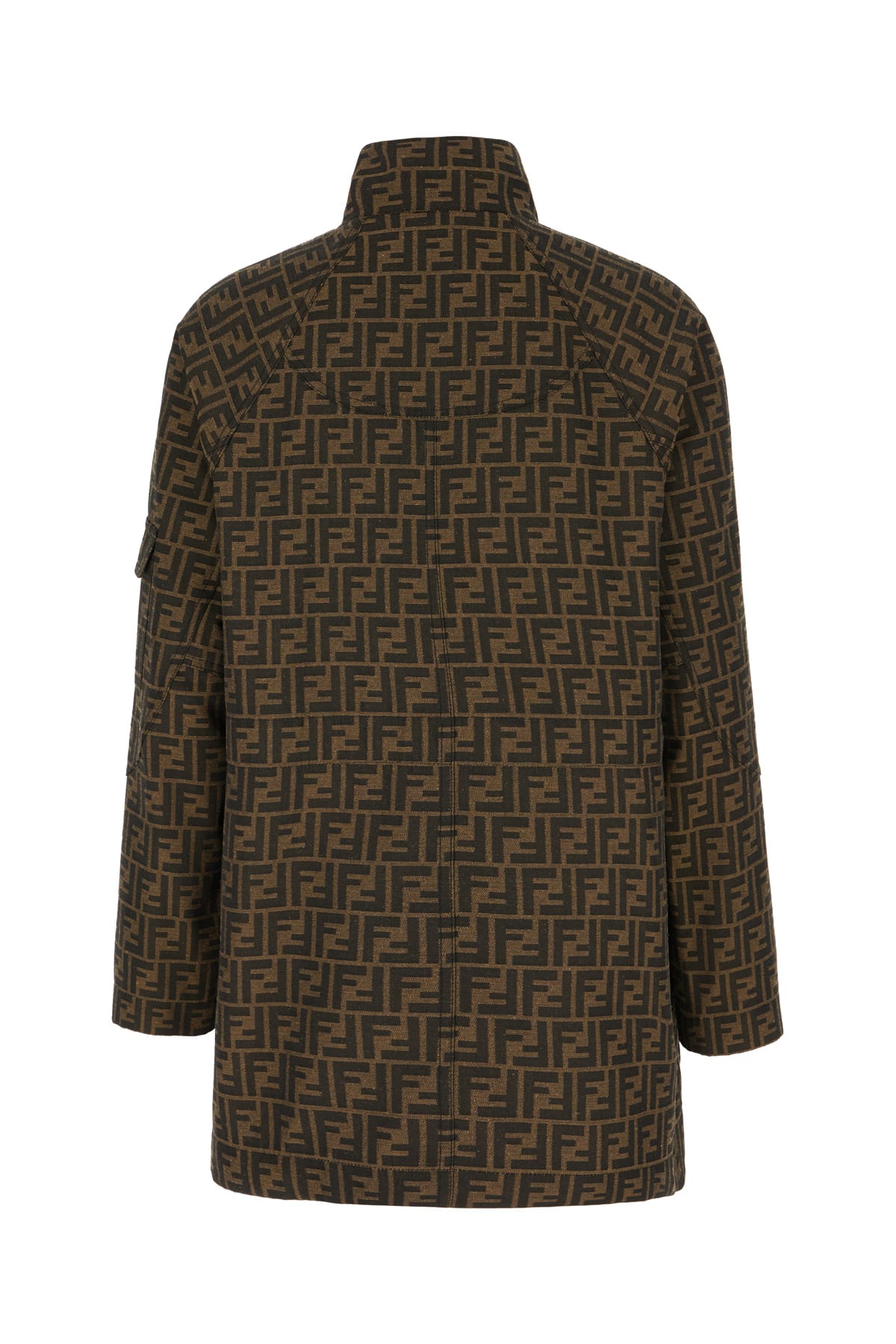 Fendi Printed Polyester Blend Jacket In Pattern