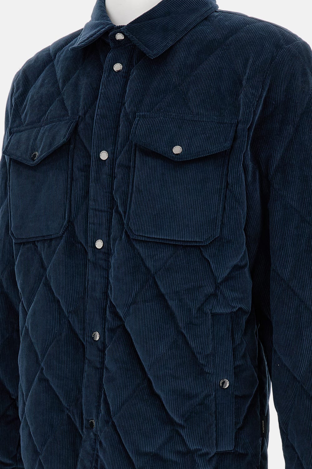 Woolrich Alaskan Velvet Shirt Jacket In Blue