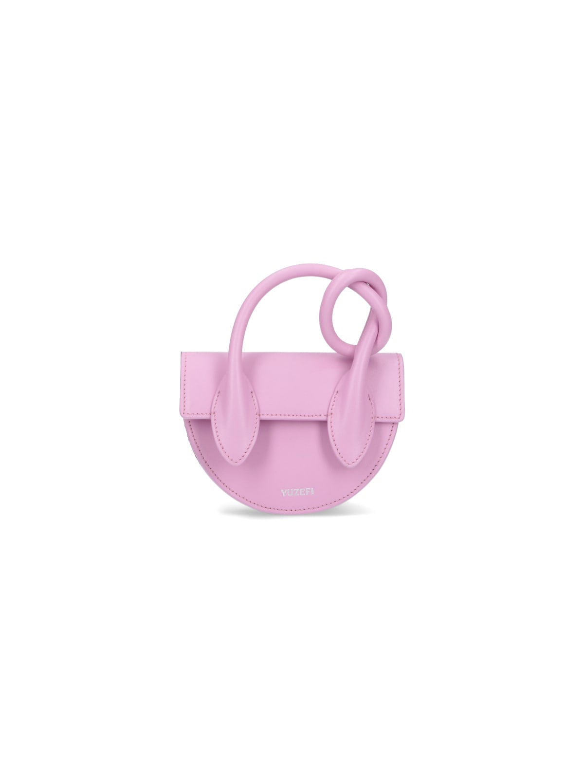 Shop Yuzefi Mini Bag Pretzel In Pink